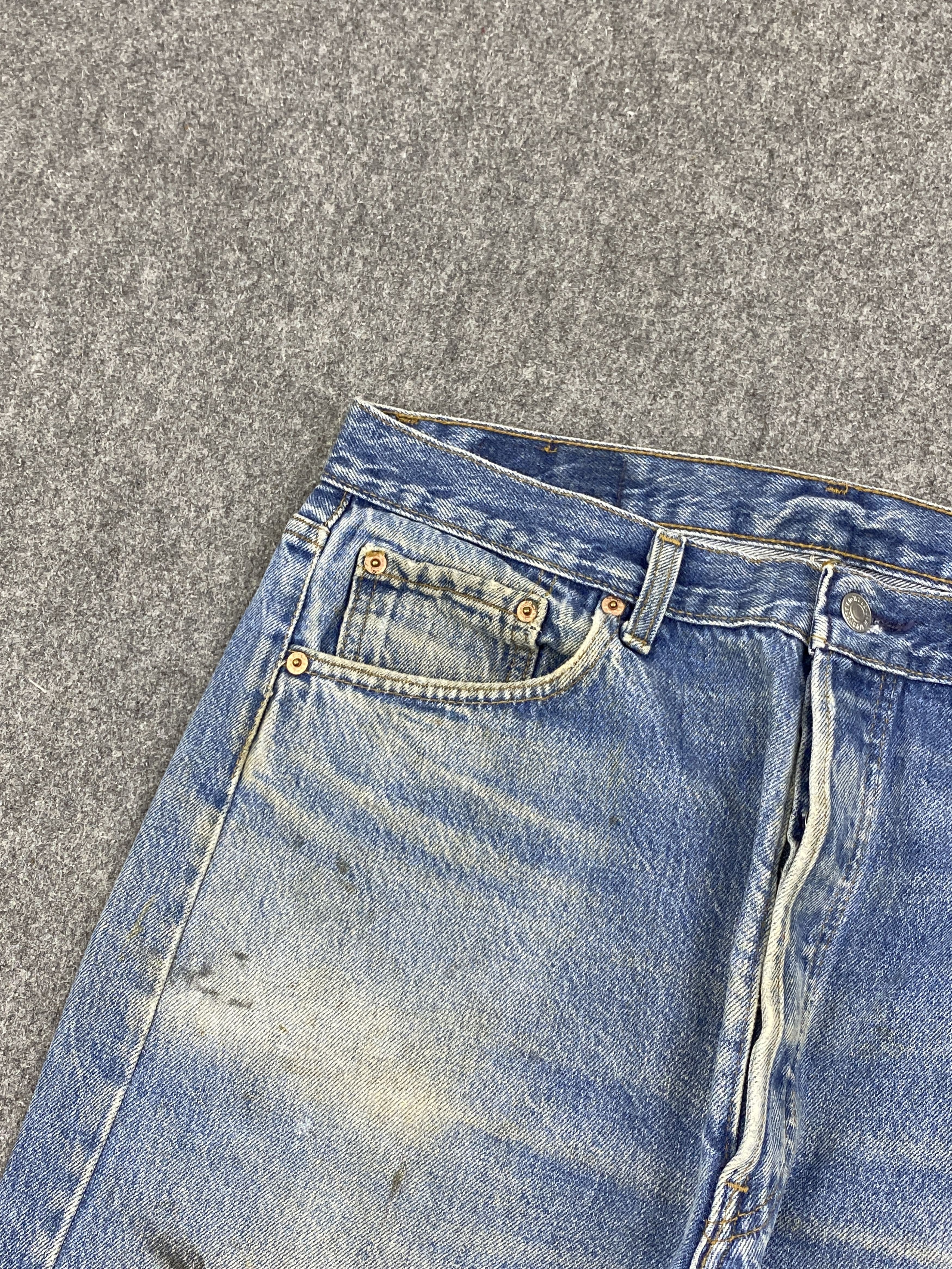 Levi's × Vintage Vintage 90s Levi's 501 Rusty Denim Size US 34 / EU 50 - 14 Thumbnail