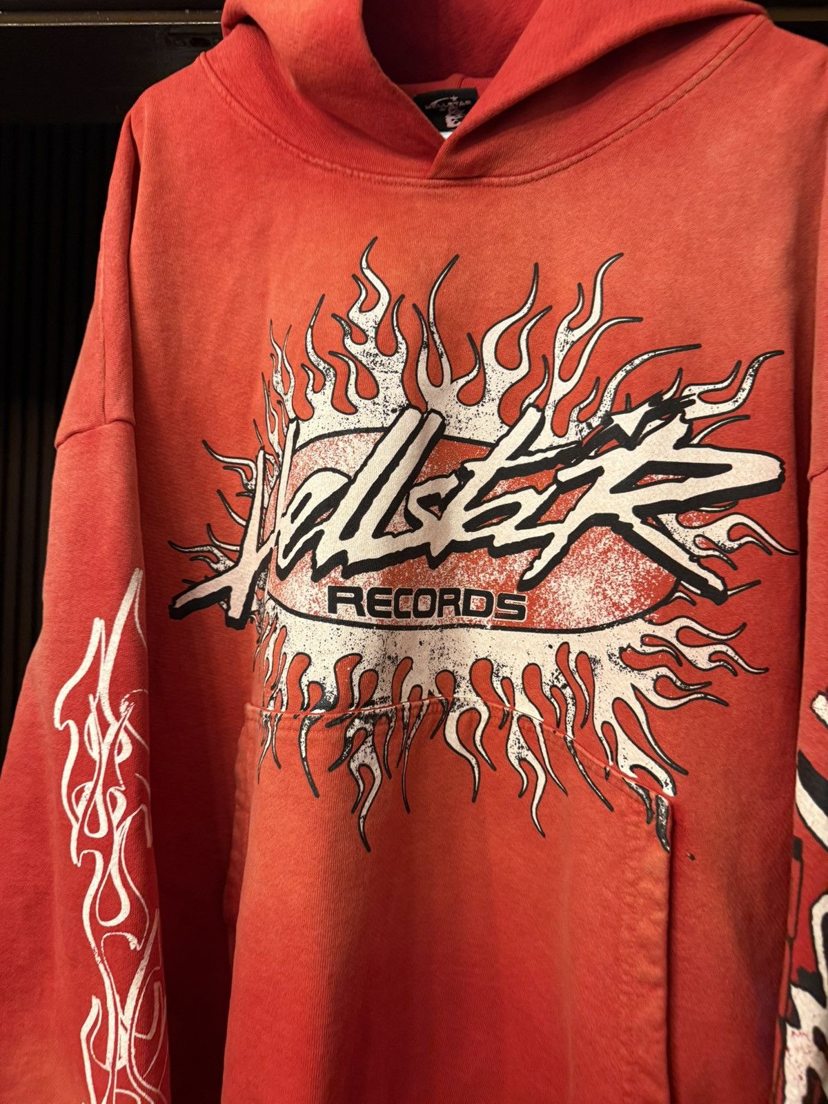 HELLSTAR Hellstar Records Hoodie Red Capsule 9 Size XL Size US XL / EU 56 / 4 - 3 Thumbnail
