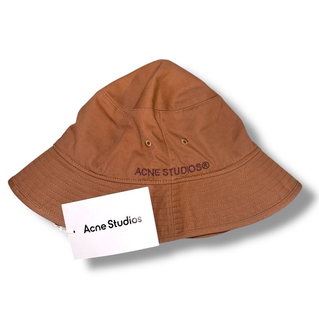 Acne Studios NWT Acne Studios Twill Bucket Hat in Tan Sz S/M Size ONE SIZE - 1 Thumbnail