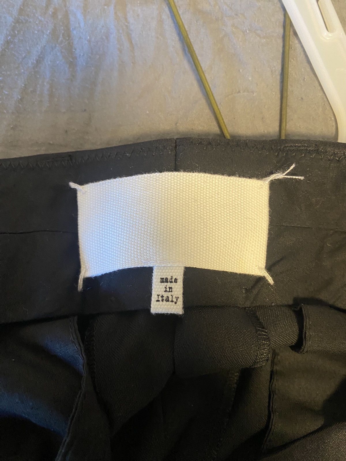 Maison Margiela Maison Margiela Blank Label Black Capris / Cropped Trousers Size 27" / US 4 / IT 40 - 3 Thumbnail