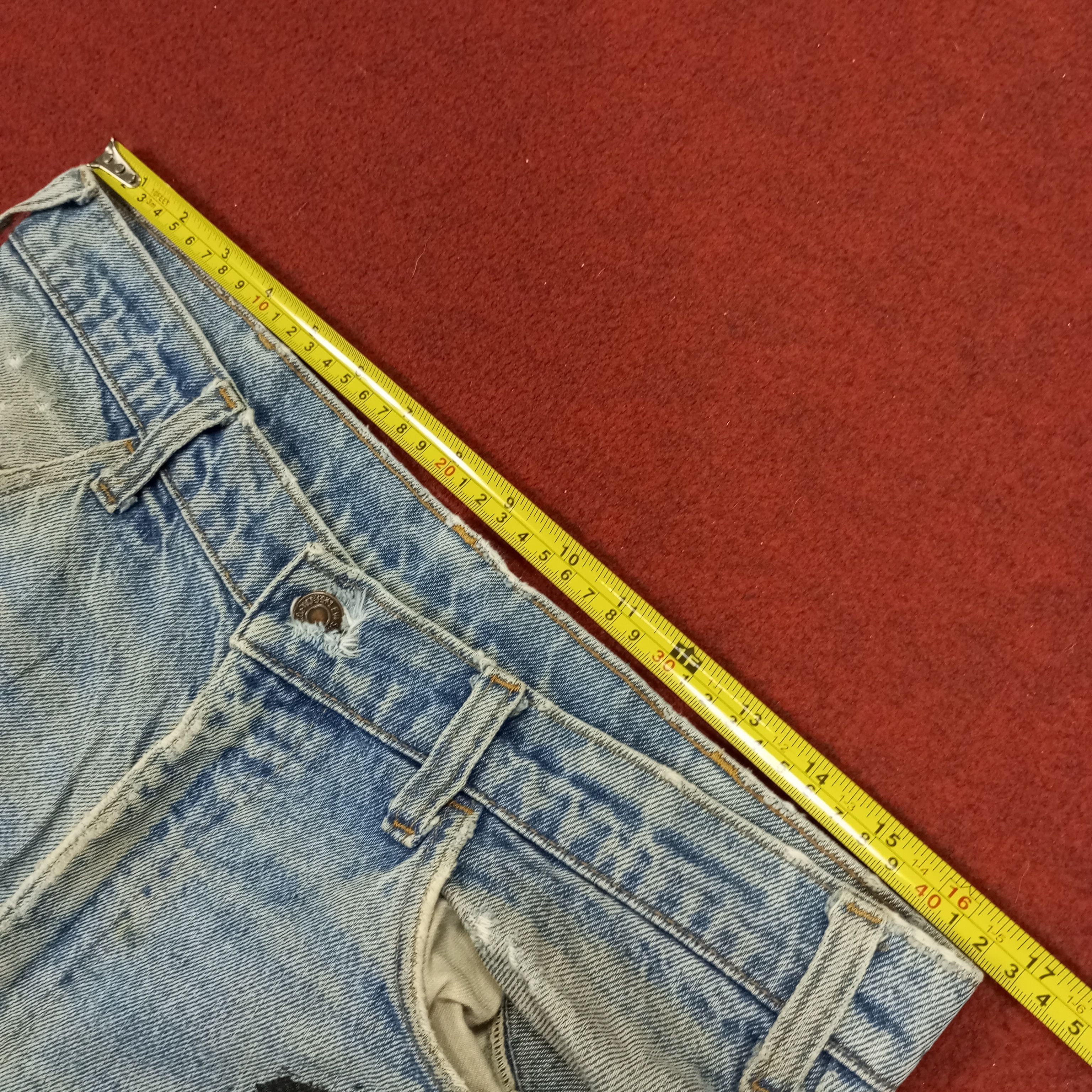 Levi's Levis Fashion Style Custom Flowers Design Jeans Size US 33 - 7 Thumbnail
