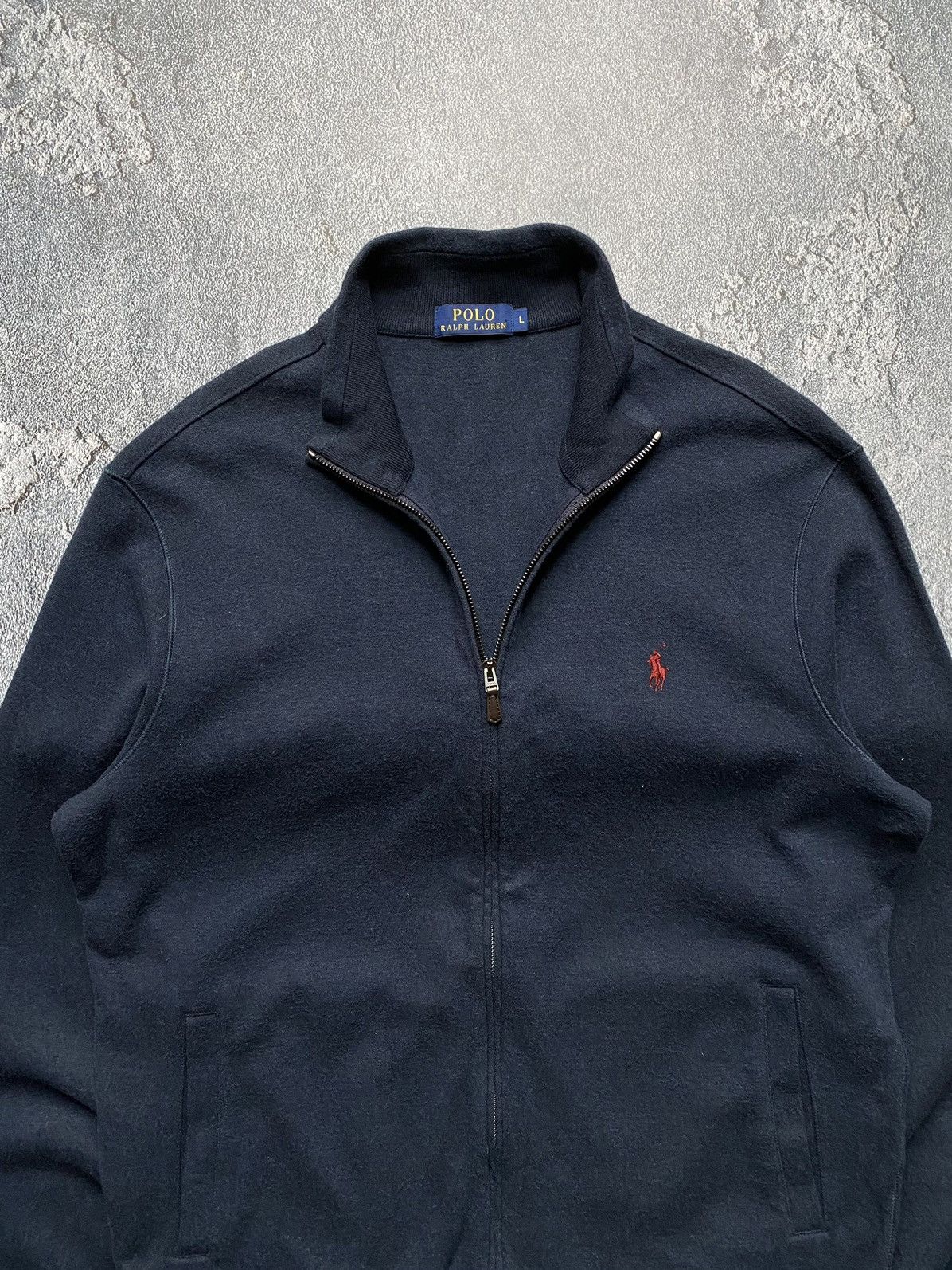 Polo Ralph Lauren × Vintage Polo Ralph Lauren VNTG Mini Logo Full Zip Sweater Jacket Size US L / EU 52-54 / 3 - 3 Thumbnail