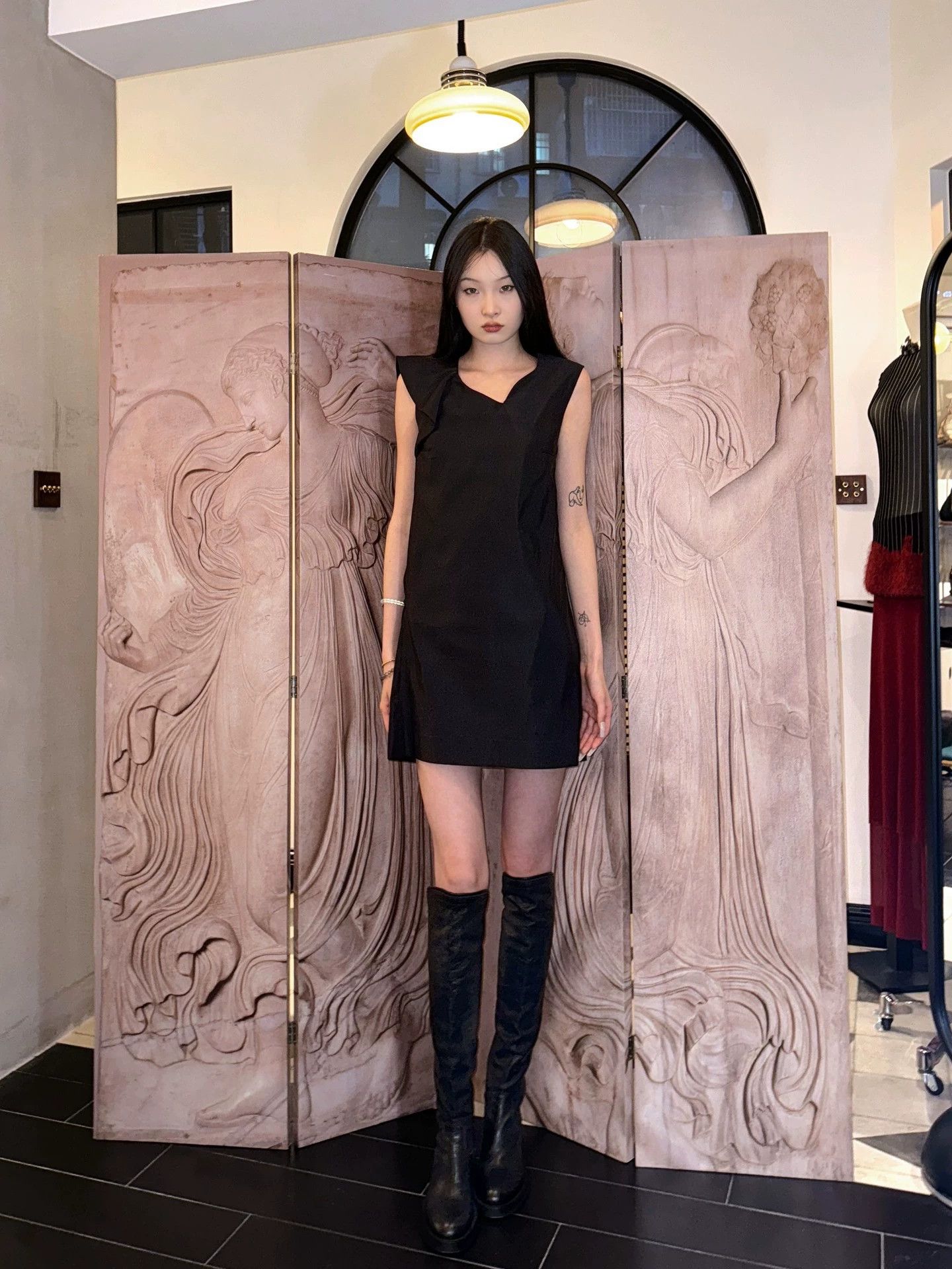 Essentiel Antwerp Antwerp Vintage Asymmetric Straight Dress 36 Size XS / US 0-2 / IT 36-38 - 6 Thumbnail