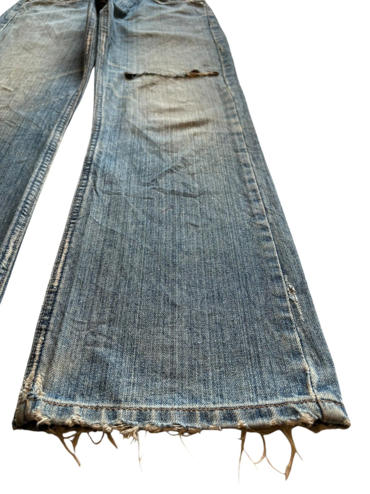 Quicksilver Vintage Quiksilver Mud Wash Distressed Baggy Jeans Size US 31 - 7 Thumbnail