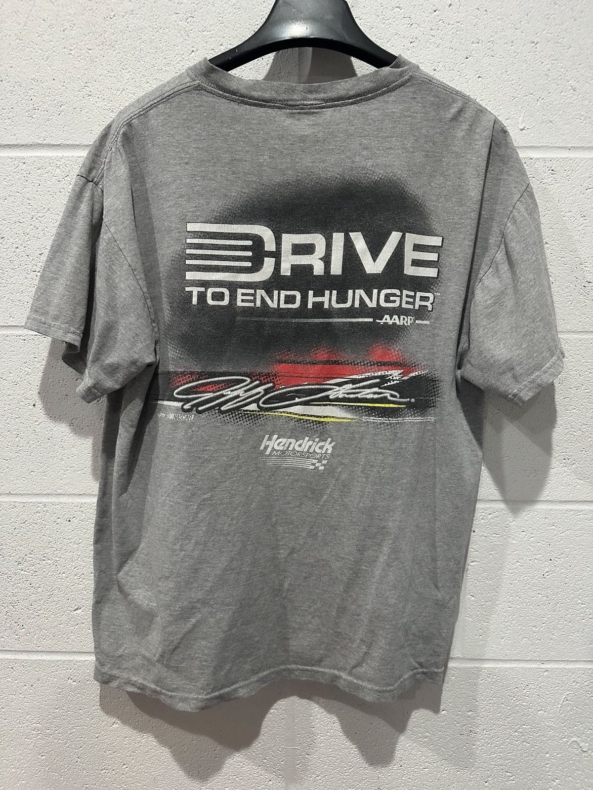 Vintage Jeff Gordon Drive To End Hunger Tee Size L Grey Size US L / EU 52-54 / 3 - 2 Thumbnail