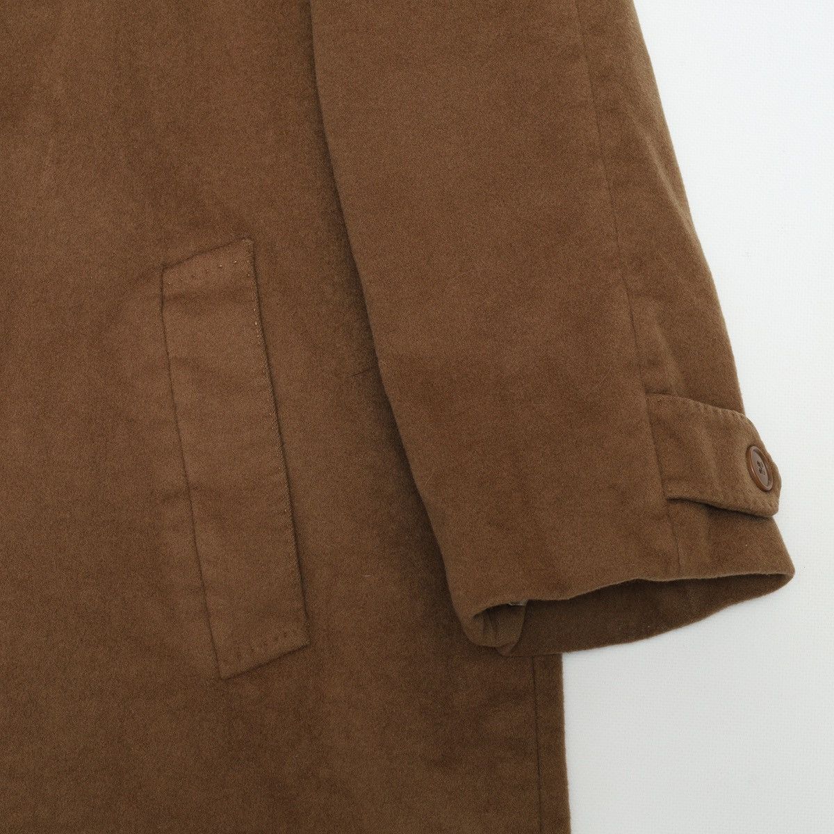Vintage Ing Loro Piana Vintage Wool Cashmere Beige Coat Size M / US 6-8 / IT 42-44 - 5 Thumbnail