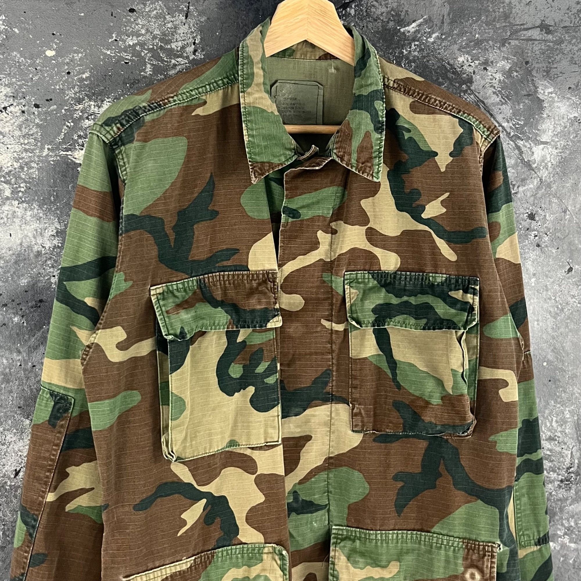 Vintage Vintage 90’s Army camo jacket Size US M / EU 48-50 / 2 - 2 Thumbnail