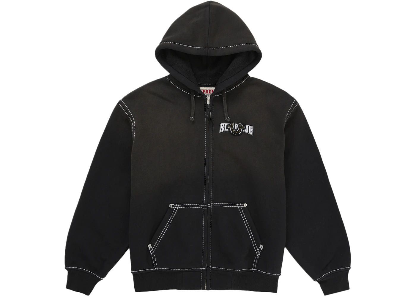 Supreme × Yohji Yamamoto Supreme®/Y's Zip Up Hooded Sweatshirt