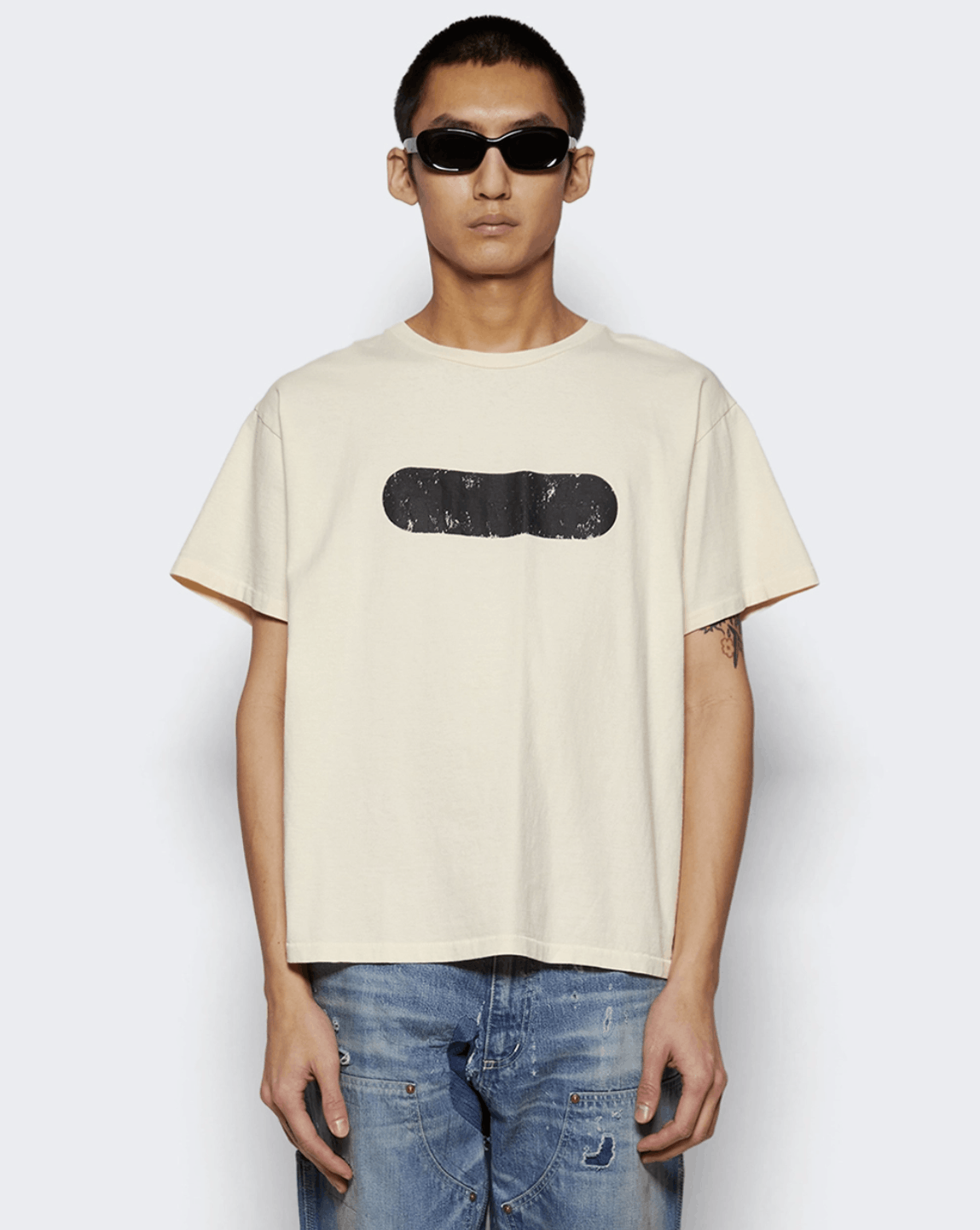 Gallery Dept. Gallery Dept Gym Tee Cream Size US XS / EU 42 / 0 - 3 Thumbnail