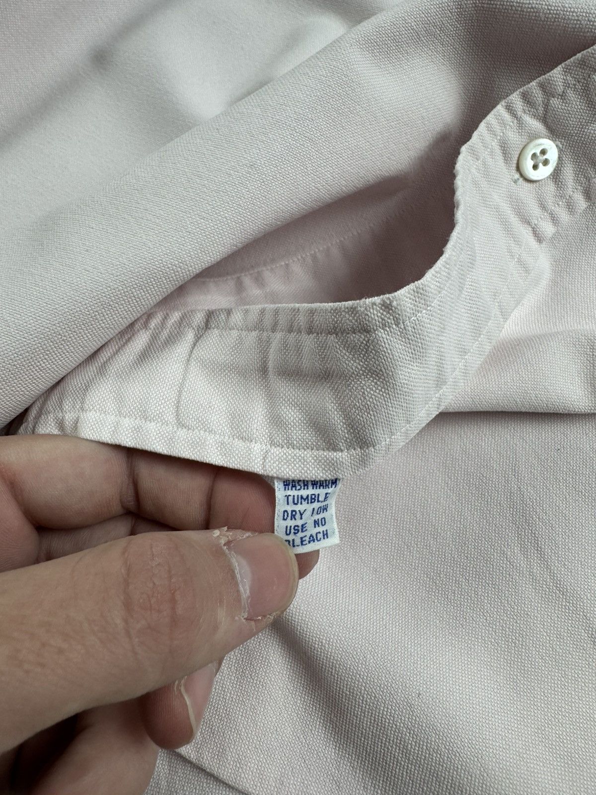 Polo Ralph Lauren Polo Ralph Lauren 15-34 Pink Button Cotton M Fit Men’s Collar LongSleeve Shirt Size US M / EU 48-50 / 2 - 9 Thumbnail