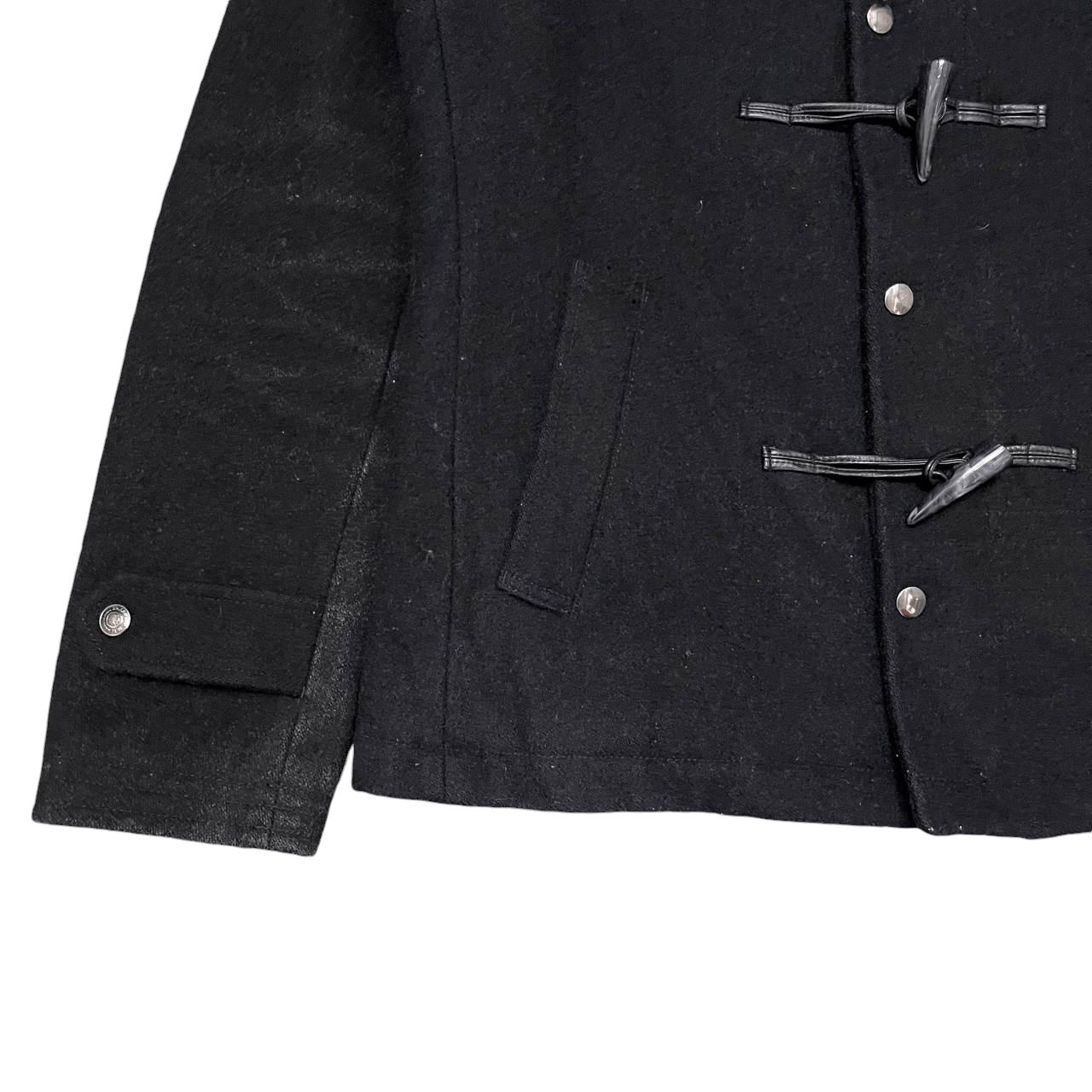 Tornado Mart Tornado Mart Wool Hooded Coat Size US M / EU 48-50 / 2 - 3 Thumbnail