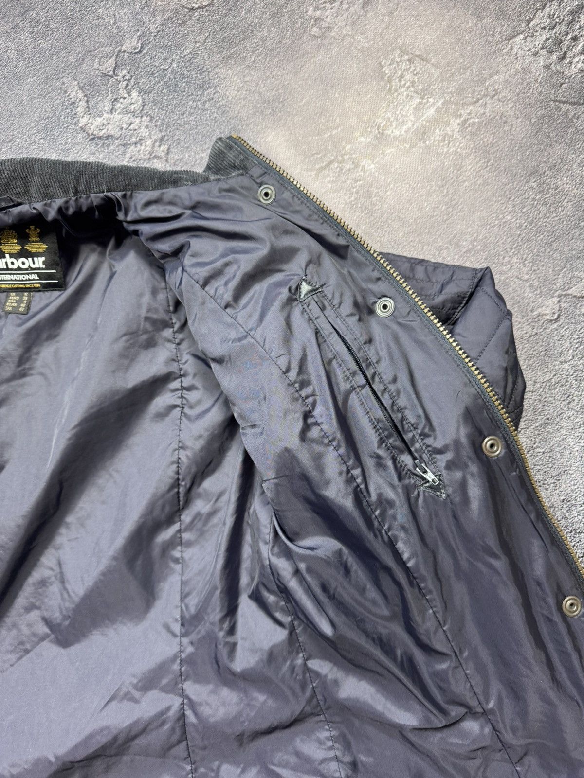 Barbour Barbour International Quilted Jacket — Classic Moto Style Size M / US 6-8 / IT 42-44 - 6 Thumbnail