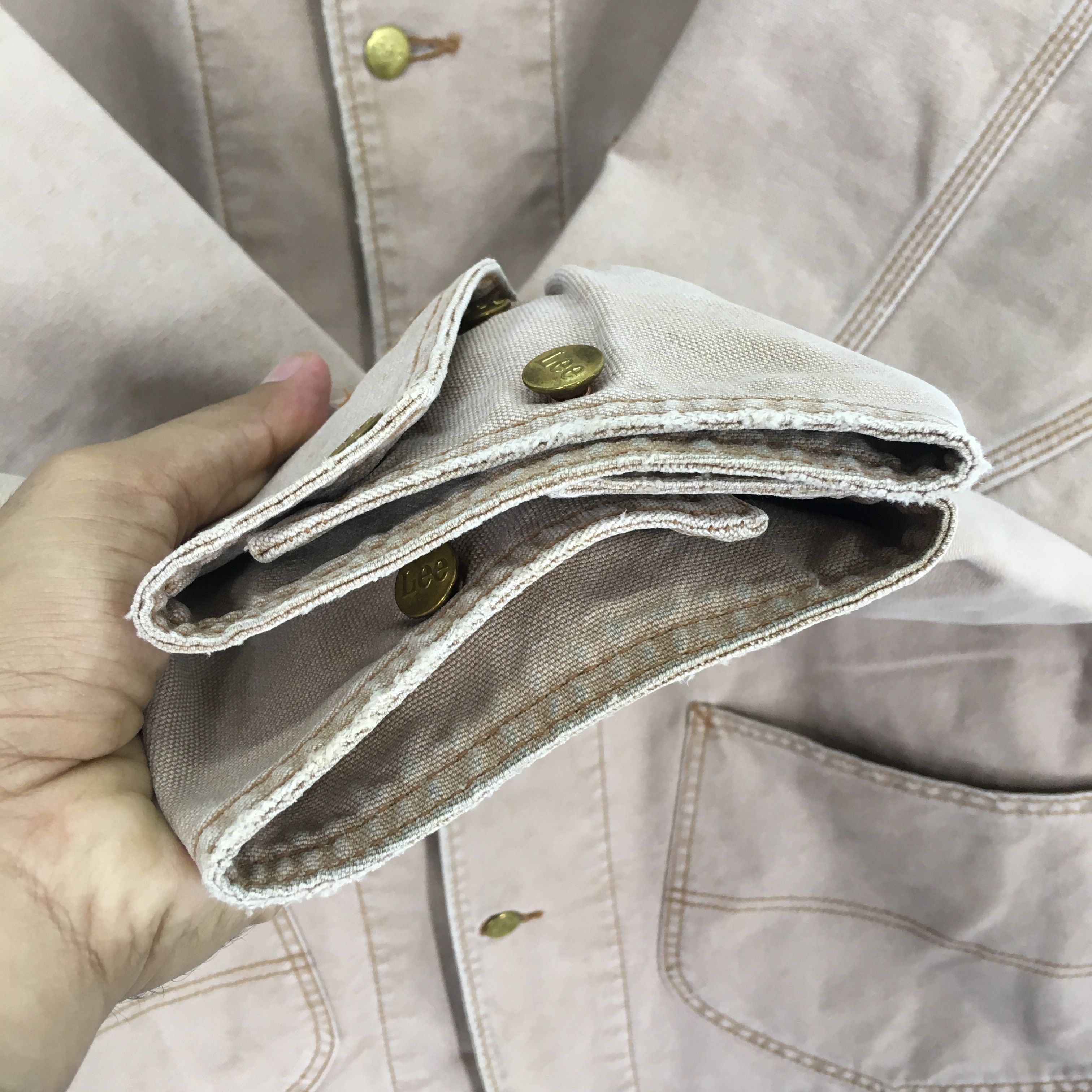 Lee Vintage 90's Lee Hunting Brown Duck Chore Jacket Size US XL / EU 56 / 4 - 7 Thumbnail