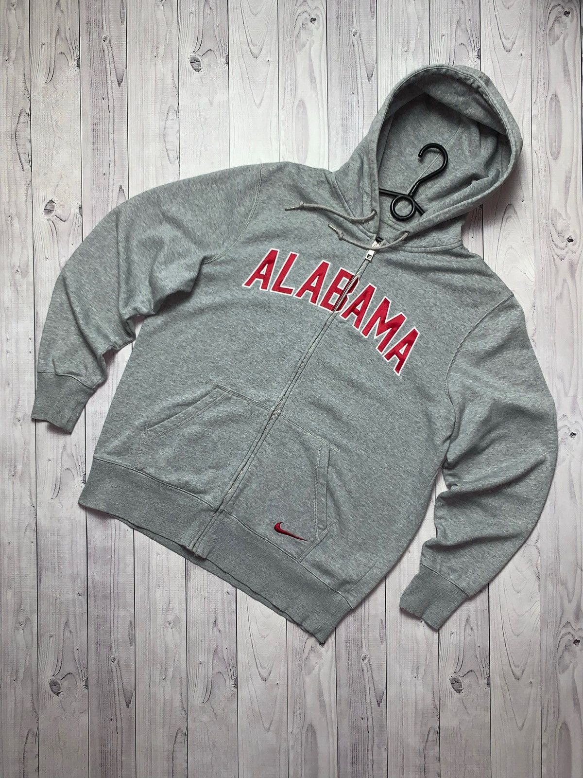Nike × Vintage Vintage Nike Alabama zip hoodie size L Size US L / EU 52-54 / 3 - 2 Thumbnail