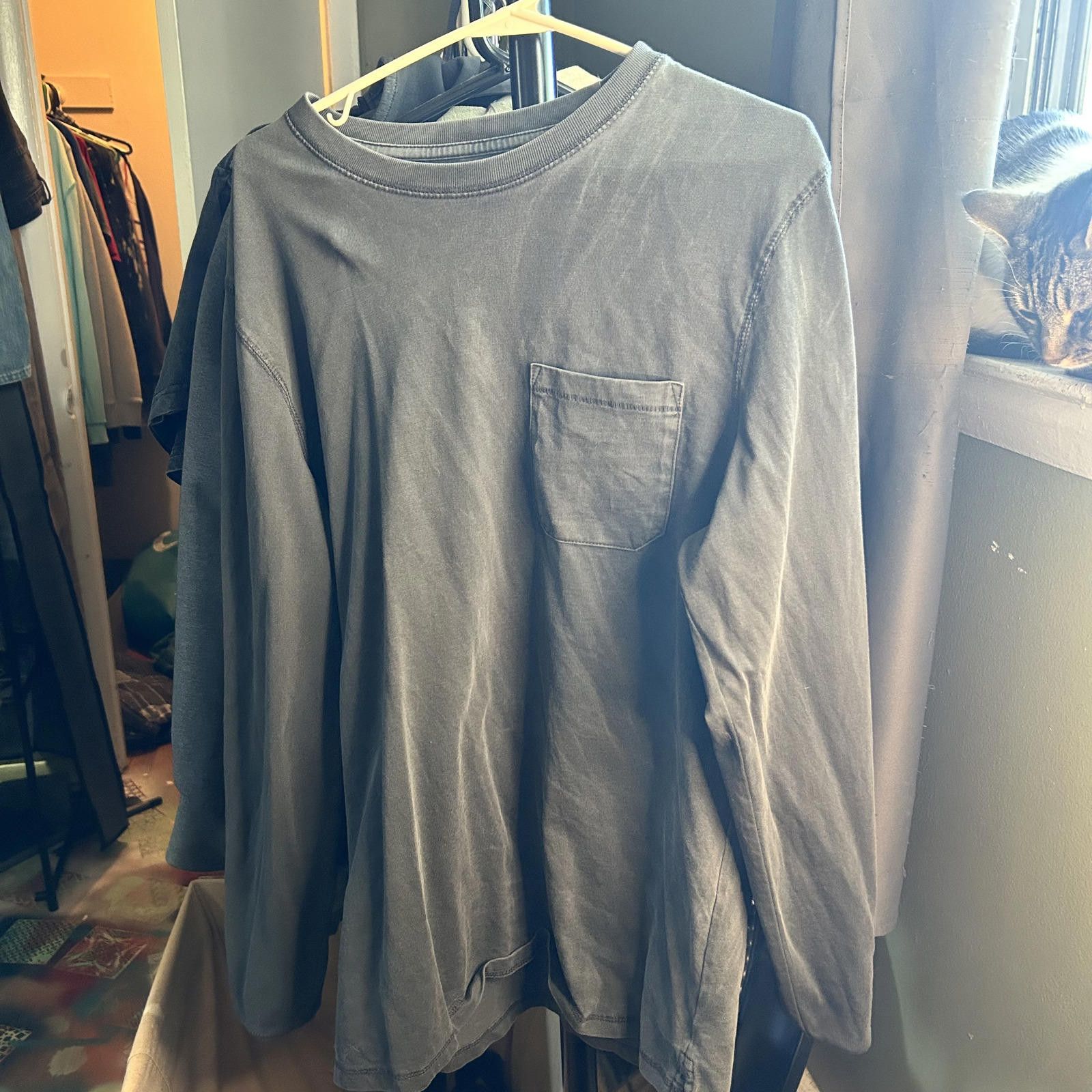 Unknown London Classic Long Sleeve Pocket Tee - The Everyday Hero Size US M / EU 48-50 / 2 - 2 Thumbnail