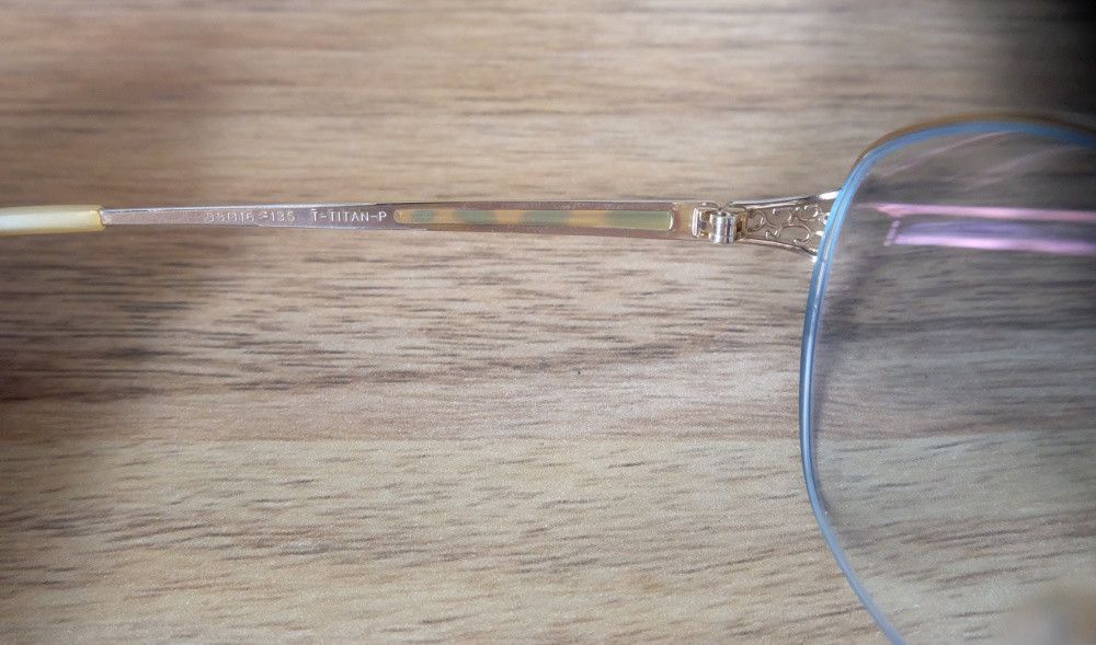 Vintage Valentino Garavani V95294 Half Rim Titanium Glasses Size ONE SIZE - 5 Thumbnail