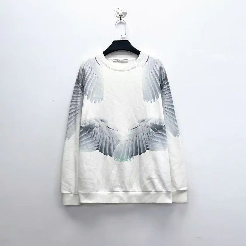 Givenchy Givenchy White Cotton Logo Short Sleeve Sweatshirt 0089 Size US S / EU 44-46 / 1 - 1 Thumbnail