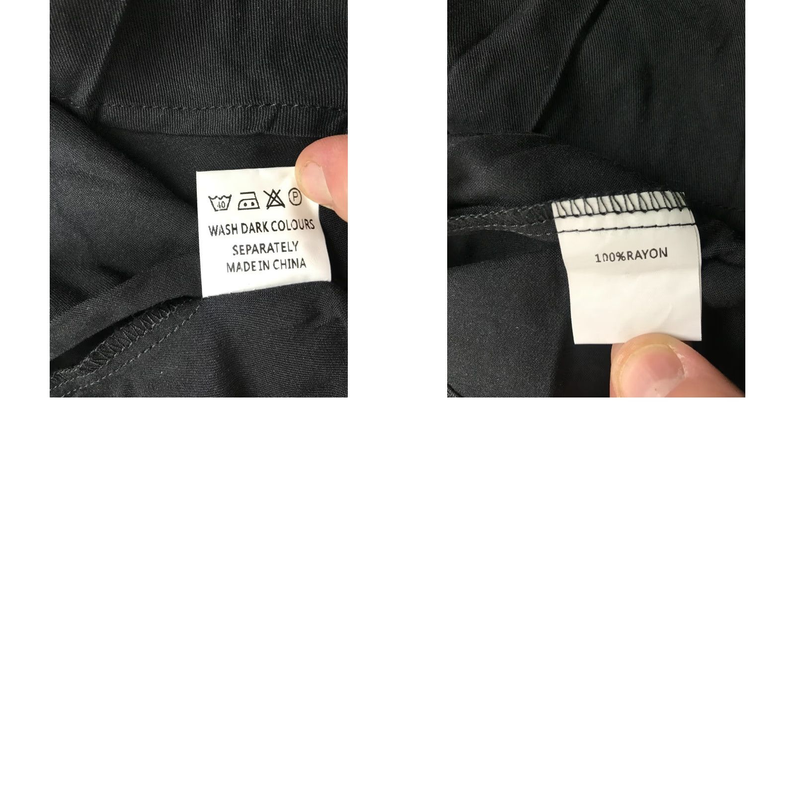 Vintage Bloomchic Blouse Shirt Women's 16 Black V-Neck Pockets Short Sleeve NWT NWT Size XXL / US 16-18 / IT 52-54 - 8 Thumbnail