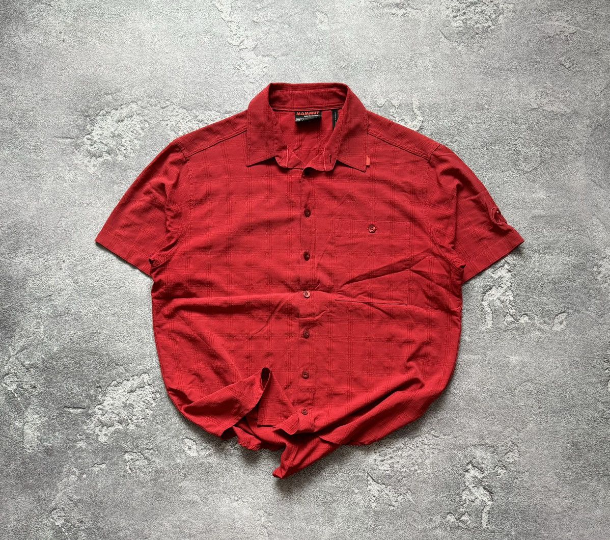 Mammut Mammut L red button up shirt outdoor polo tee T-shirt Size US L / EU 52-54 / 3 - 1 Thumbnail