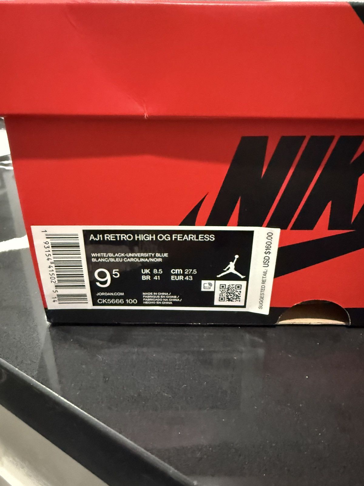 Jordan Brand Jordan 1 Fearless Size US 9.5 / EU 42-43 - 12 Thumbnail