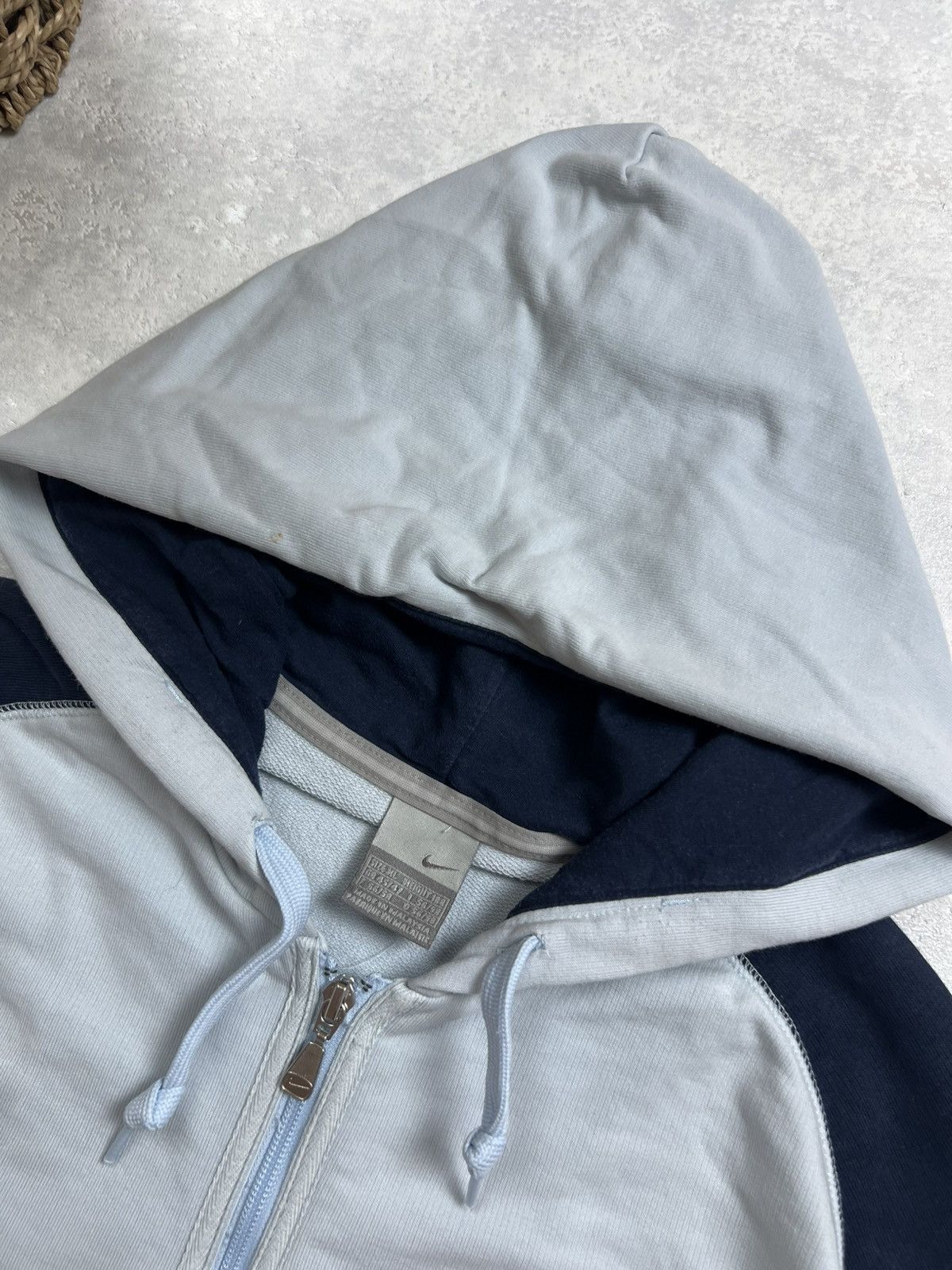 Nike 90s Nike Athletic Big Logo Vintage Y2K Oversized Zip Hoodie Size US XL / EU 56 / 4 - 6 Thumbnail