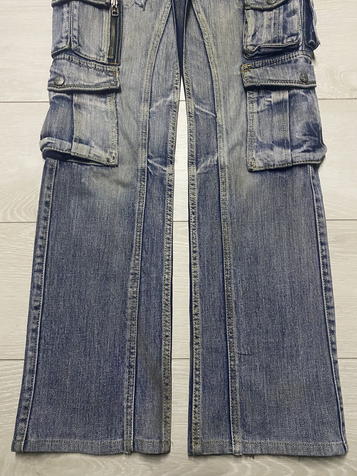 Nicole Club Japanese Nicole Club Tactical Multipocket Flare Jeans Size US 28 / EU 44 - 5 Thumbnail