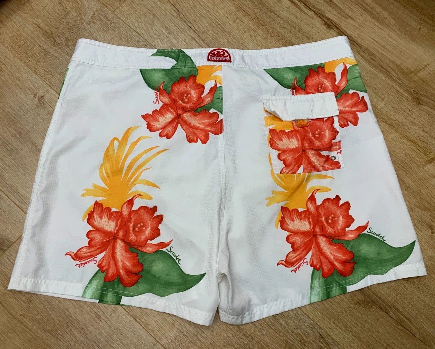 Sundek Sundek 42 Floral Beach Board Shorts Swim Trunks Size 42 2XL Size US 42 / EU 58 - 18 Thumbnail