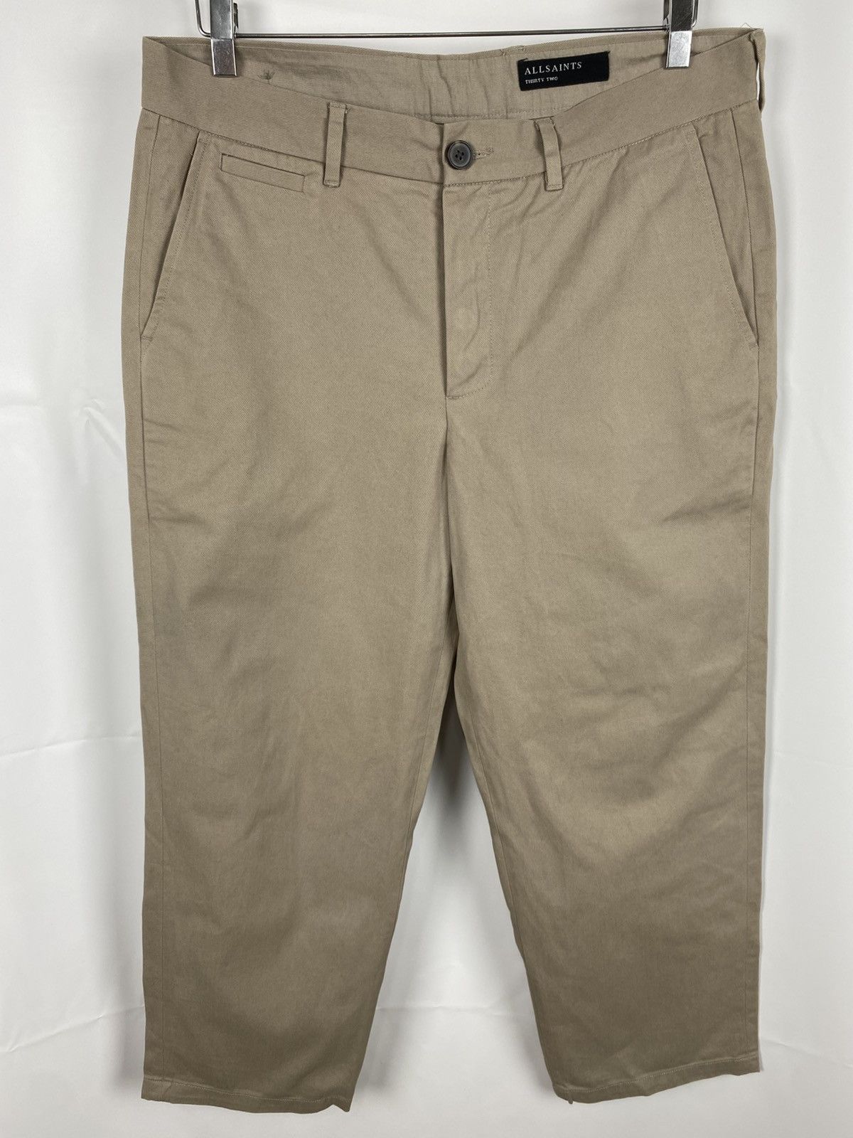 Allsaints Allsaints Porter Chino Cropped Pants Cotton size 32 Size US 32 / EU 48 - 1 Thumbnail