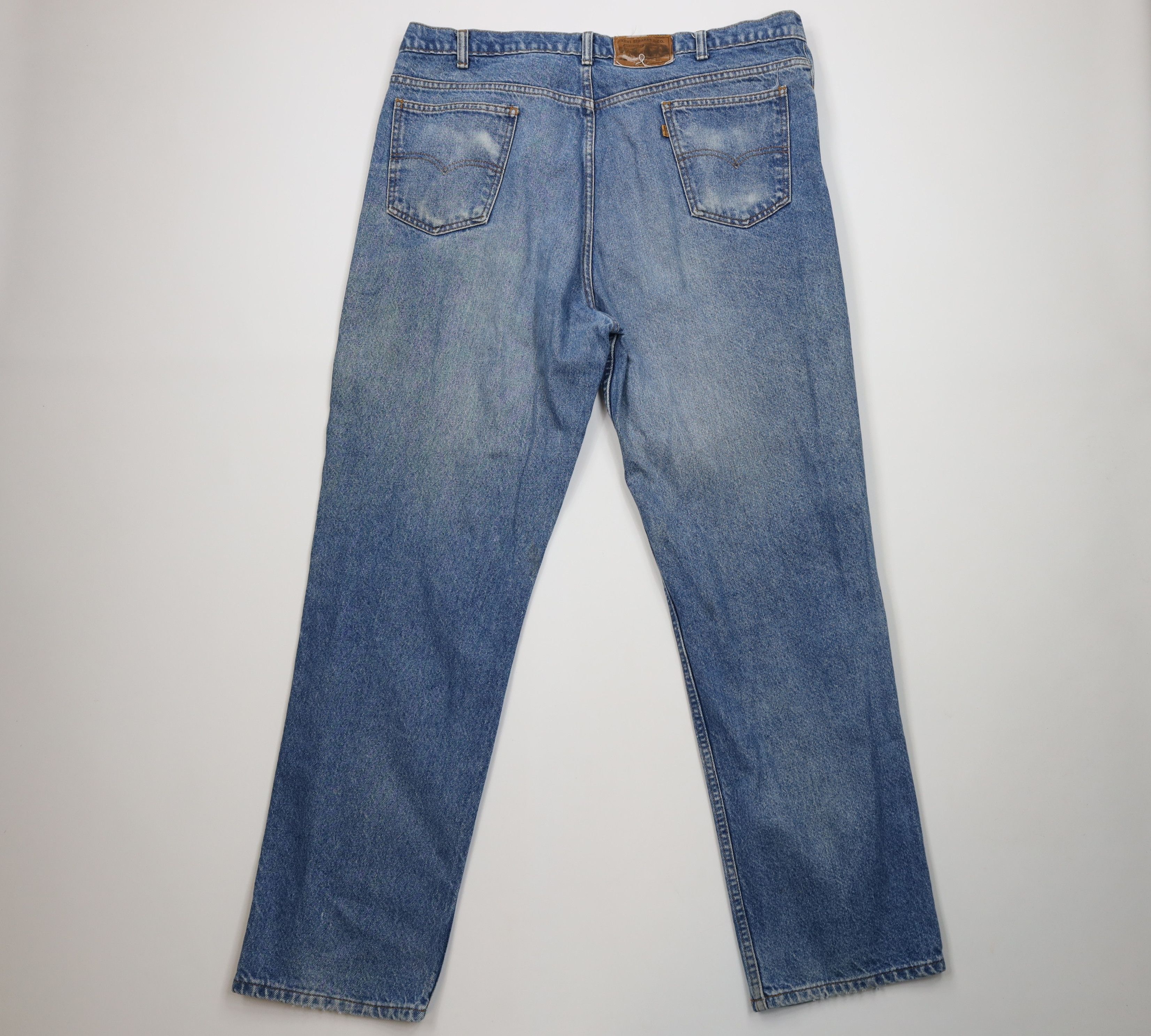 Levi's Vintage 90s Levis 540 Relaxed Fit Wide Leg Jeans Blue Size US 42 / EU 58 - 11 Thumbnail