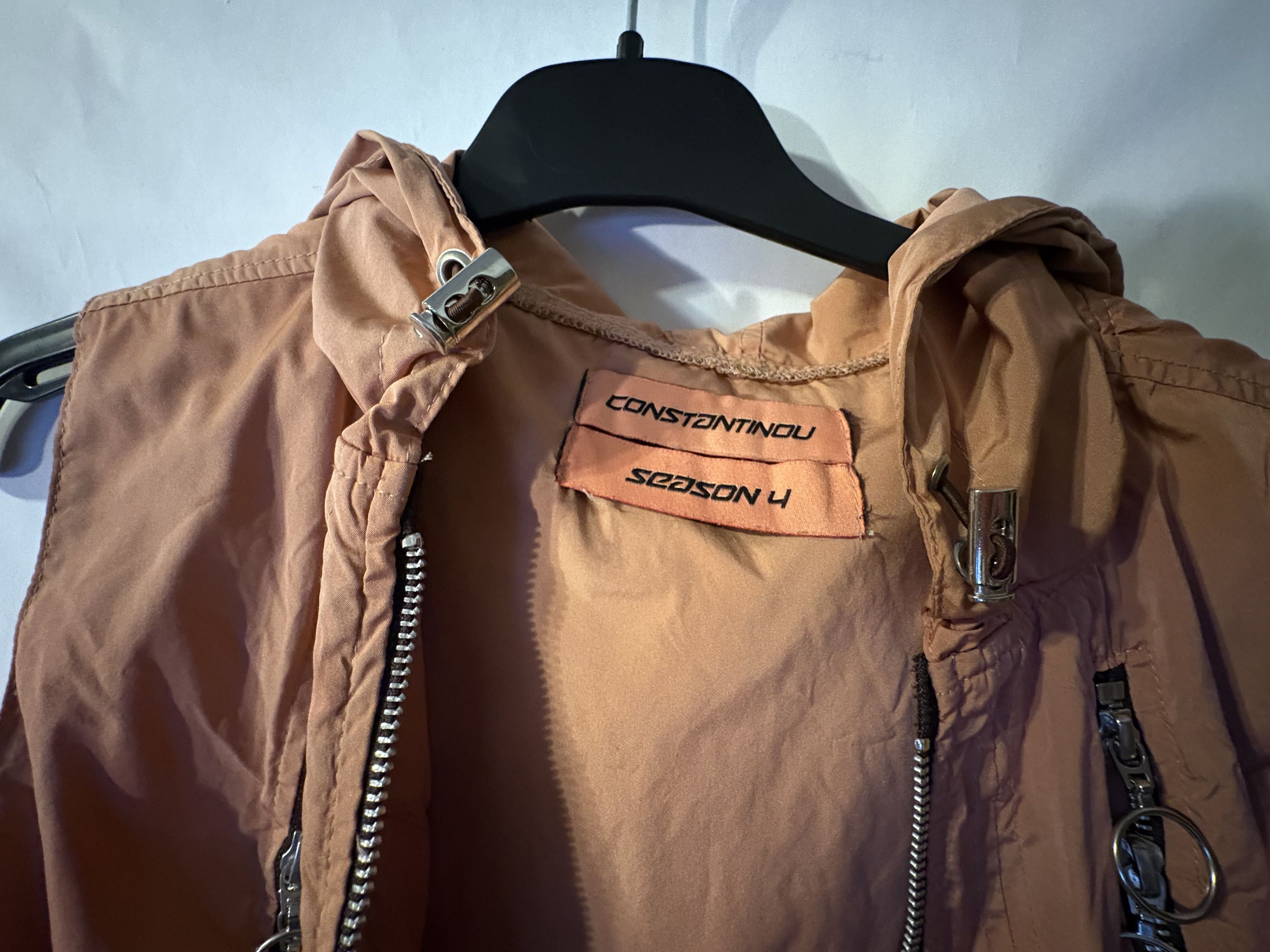 Charlie Constantinou CHARLIE CONSTANTINOU Red & Brown Multi Pocket Vest Size US S / EU 44-46 / 1 - 7 Thumbnail