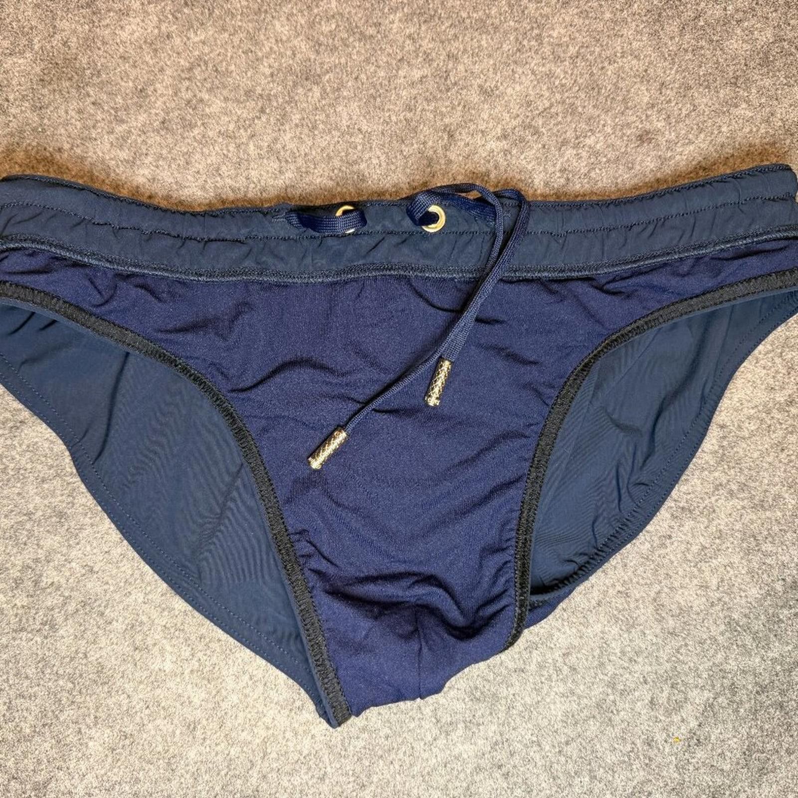 Roberto Cavalli Roberto Cavalli Men’s Swim Brief Navy – Size X-Small (9/10) Size US 28 / EU 44 - 8 Thumbnail