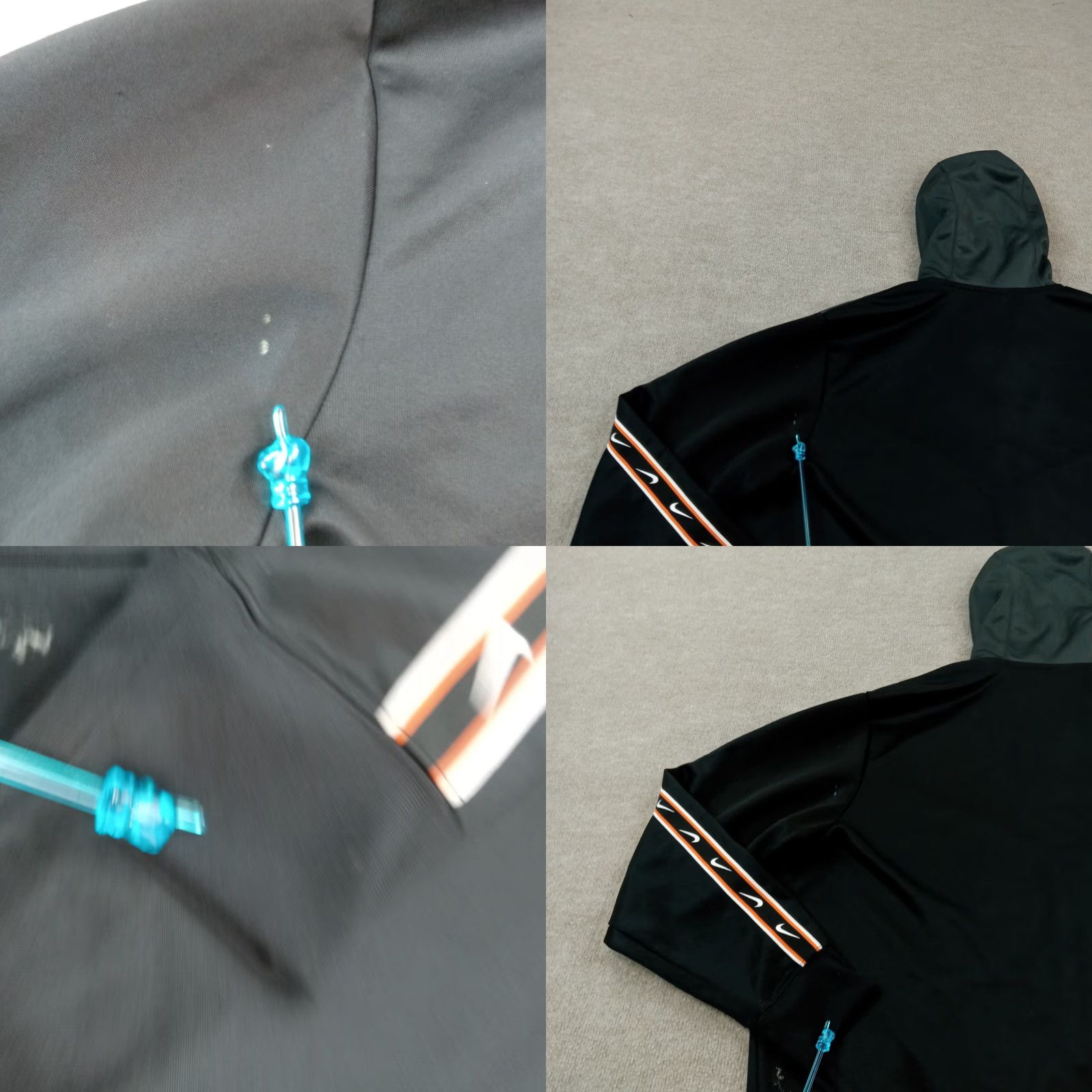 Nike Nike Sweatshirt Men XXL Black Full Zip Hooded Pockets Casual 2XL Long Sleeve Mock Neck Size US XXL / EU 58 / 5 - 11 Thumbnail
