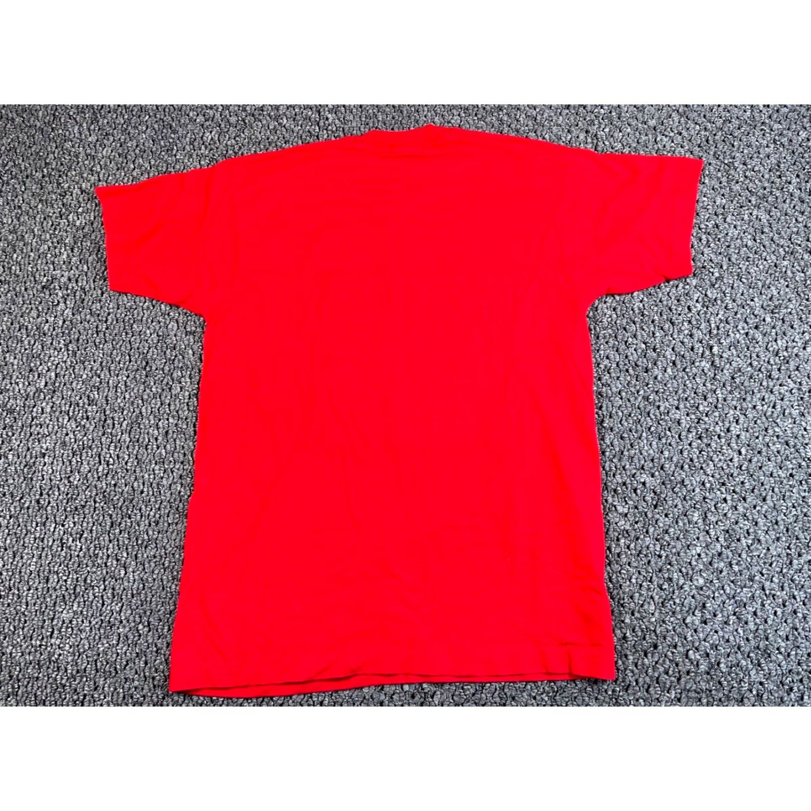 Fruit Of The Loom VINTAGE Las Vegas Queen of Hearts T-Shirt Adult Large Red Cotton 90s City Retro Mens L Size US L / EU 52-54 / 3 - 2 Thumbnail