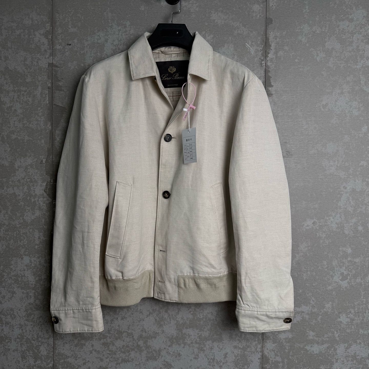 Loro Piana Loro Piana Linen Blend Bomber Jacket Size XL Size US XL / EU 56 / 4 - 1 Thumbnail