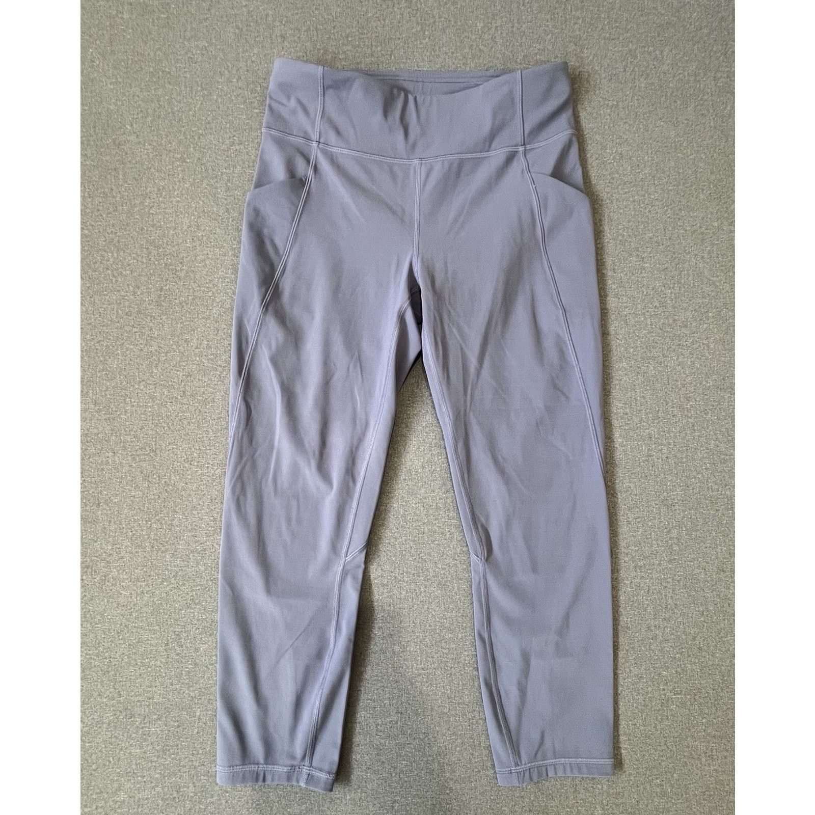 Lululemon Lululemon Women’s Time To Sweat Crop Peri Purple Sz 10 Size 32" / US 10 / IT 46 - 2 Thumbnail