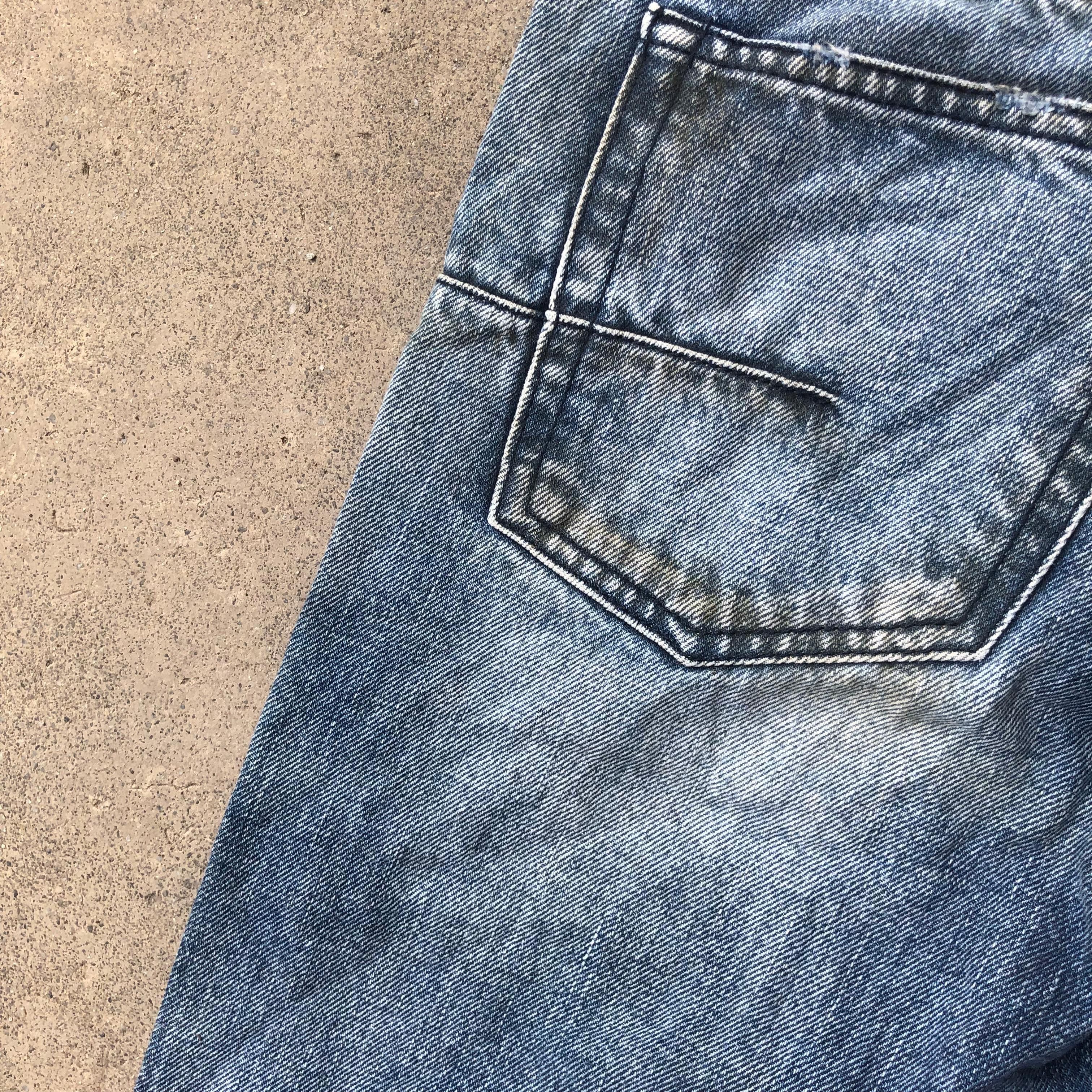 Dior Dior Strip Honeycomb distressed Jeans by Hedislimane Size US 29 - 7 Thumbnail