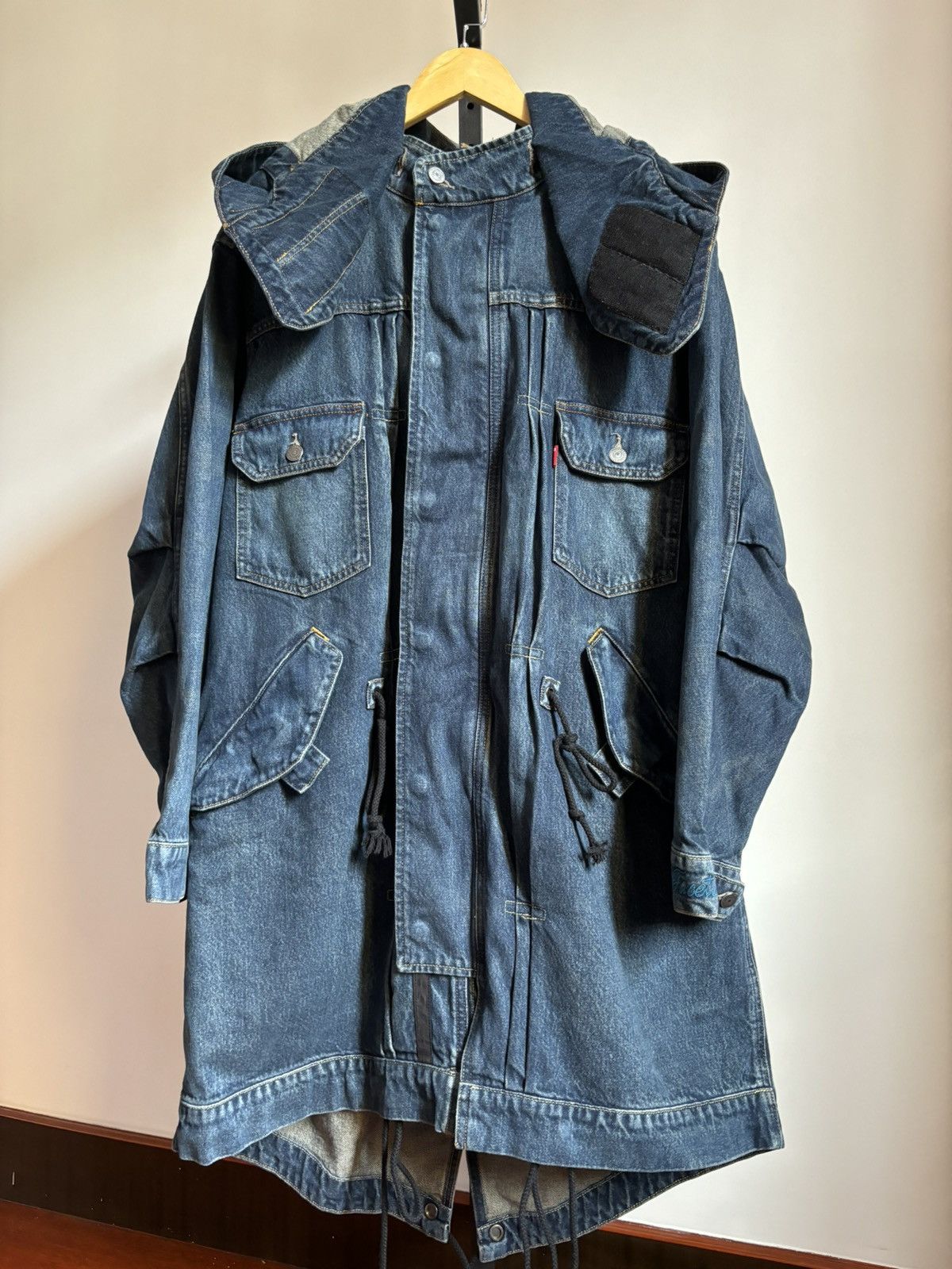 Facetasm × Levi's Facetasm Levis Denim Parka Size US M / EU 48-50 / 2 - 3 Thumbnail