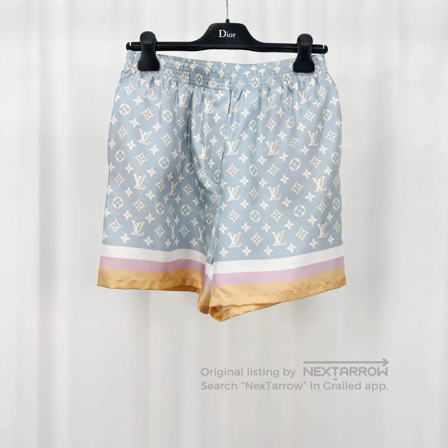 Louis Vuitton Louis Vuitton 23FW Monogram Silk Shorts. Size 35" - 1 Thumbnail