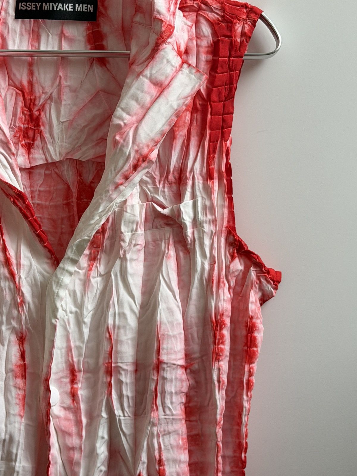 Issey miyake man archive blood vest