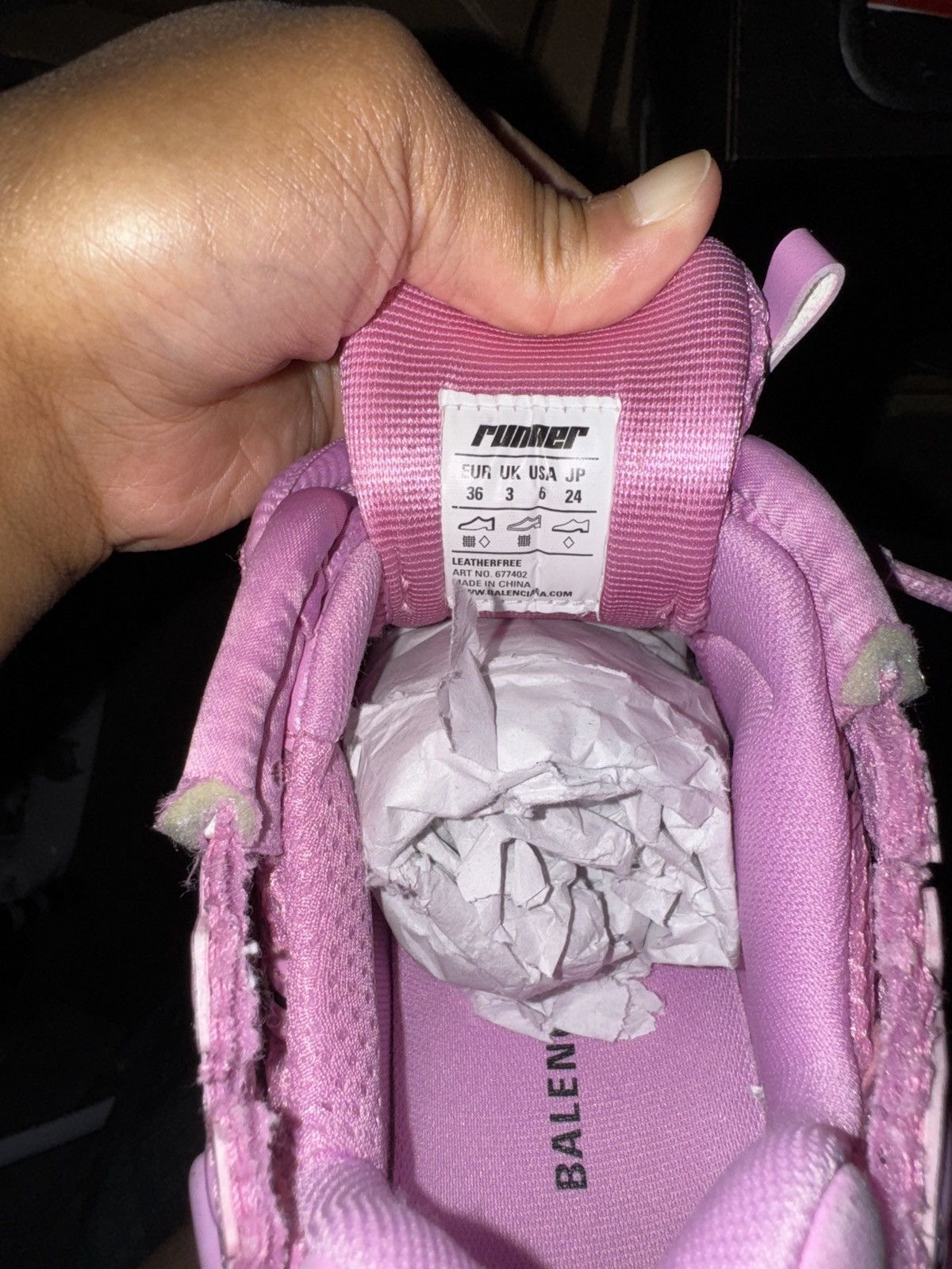 Balenciaga Balenciaga Runner Lace Up Sneakers Size US 5 / IT 35 - 11 Thumbnail