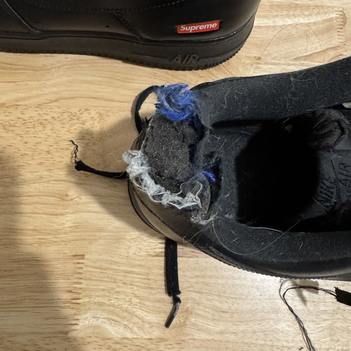 Nike × Supreme Black Air Force 1 Size US 12 / EU 45 - 5 Thumbnail