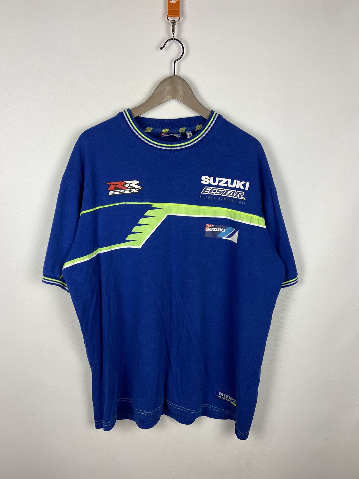 Vintage Team Suzuki Ecstar Official Merchandise Men’s Blue T-Shirt Size US XXL / EU 58 / 5 - 1 Thumbnail