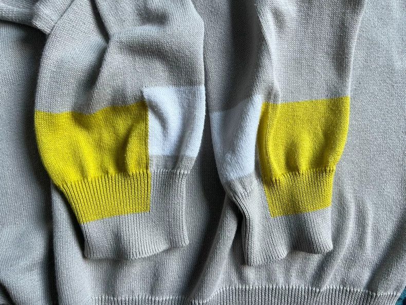 Hermes Hermes Long Sleeve Knit Sweater with Yellow Detail-2506 Size US L / EU 52-54 / 3 - 4 Thumbnail