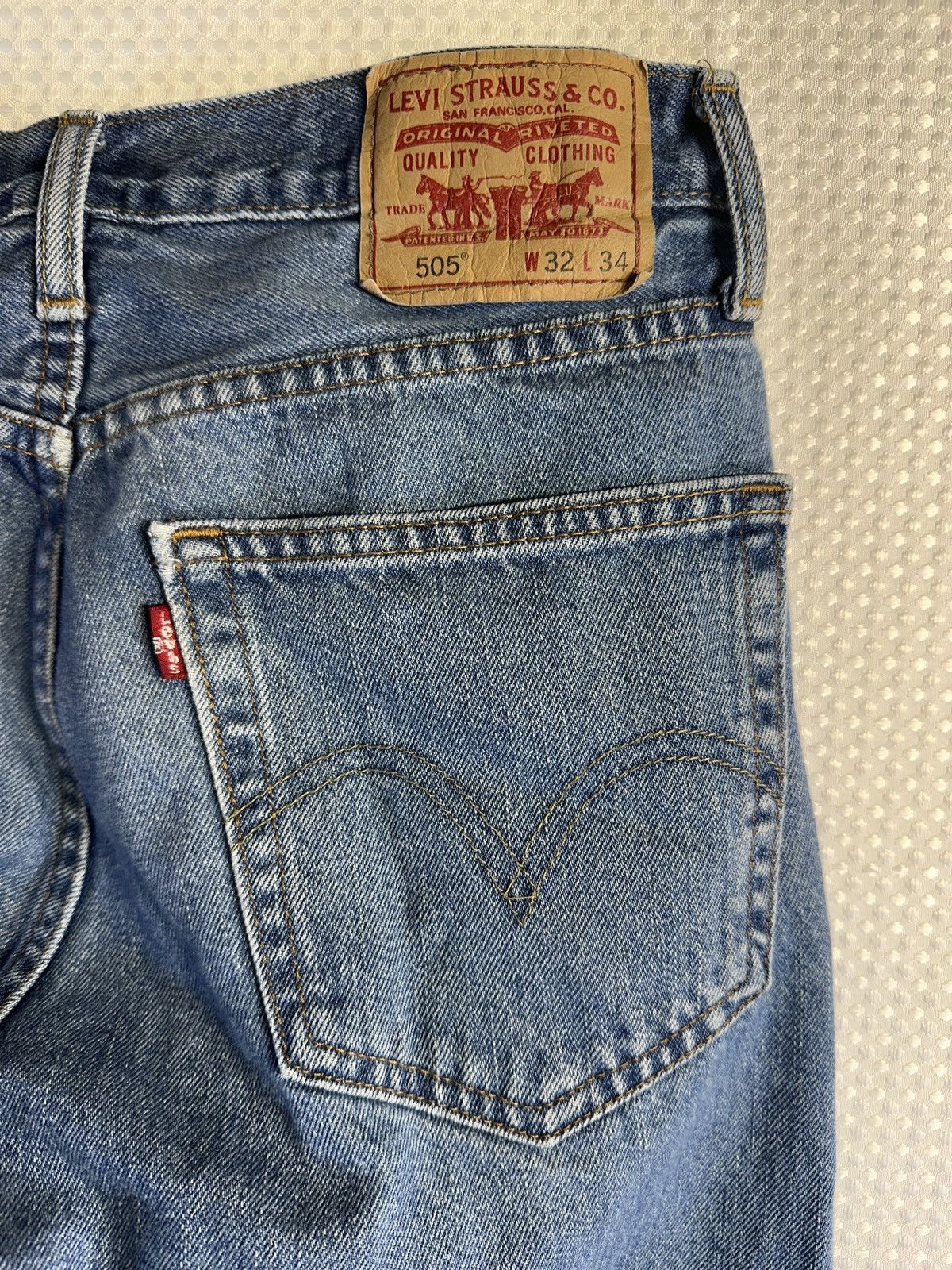 Levi's Levi’s Straight Fit 32/34 Jeans Size US 32 / EU 48 - 7 Thumbnail