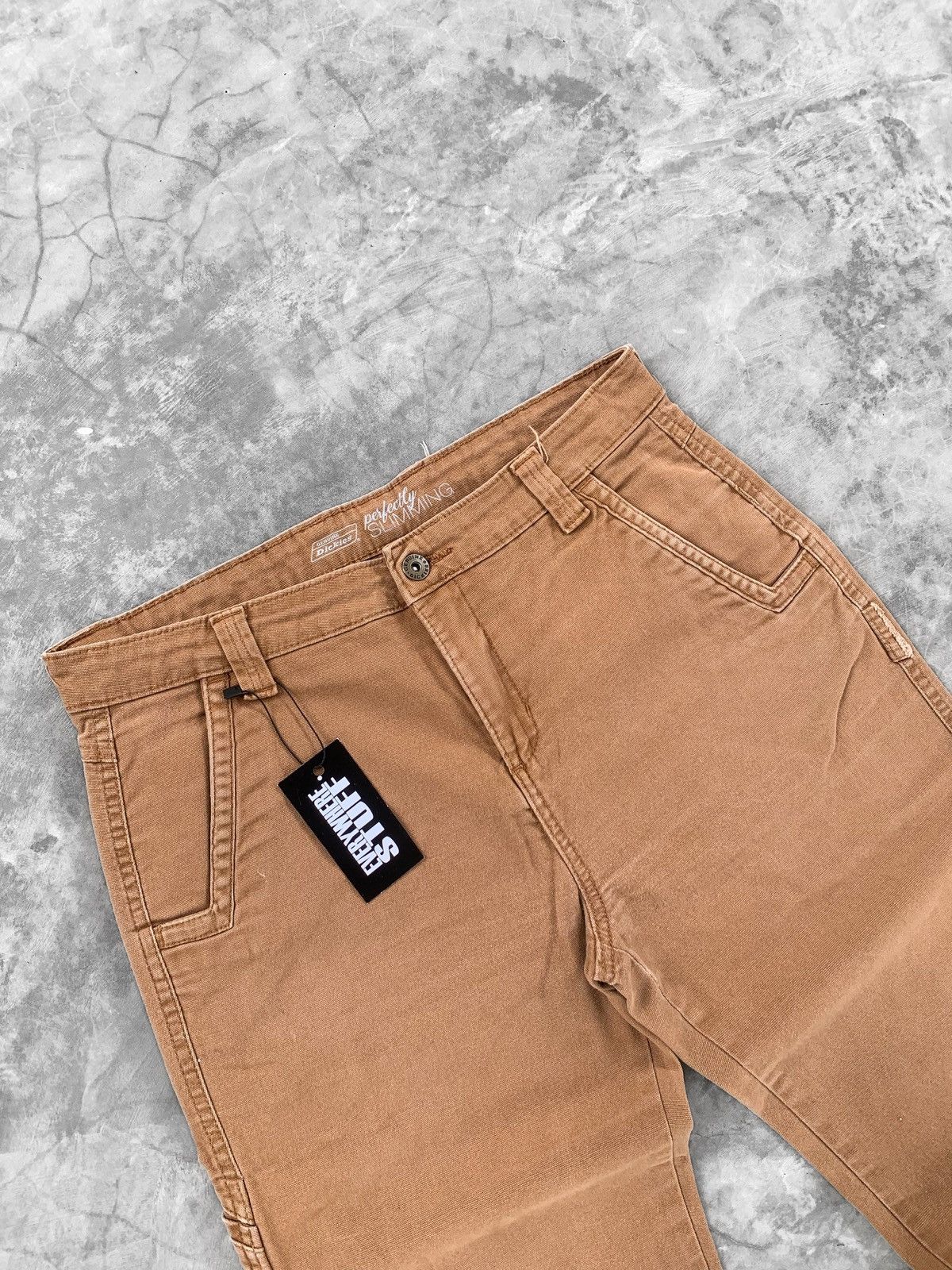 Dickies Vintage Dickies Carpenter Pants Brown Unfinsihed Size US 31 - 7 Thumbnail