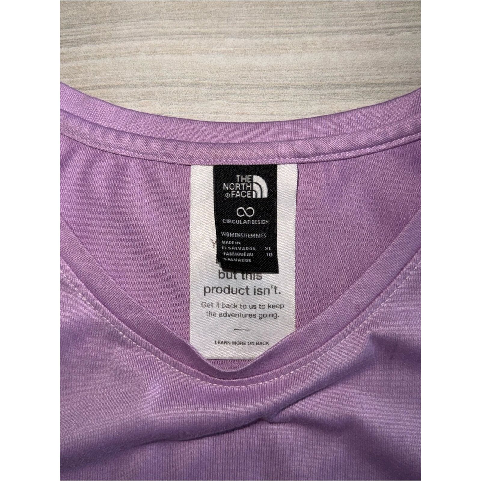 The North Face The North Face Lavender FlashDry Athletic Tank Top Size XL / US 12-14 / IT 48-50 - 4 Thumbnail