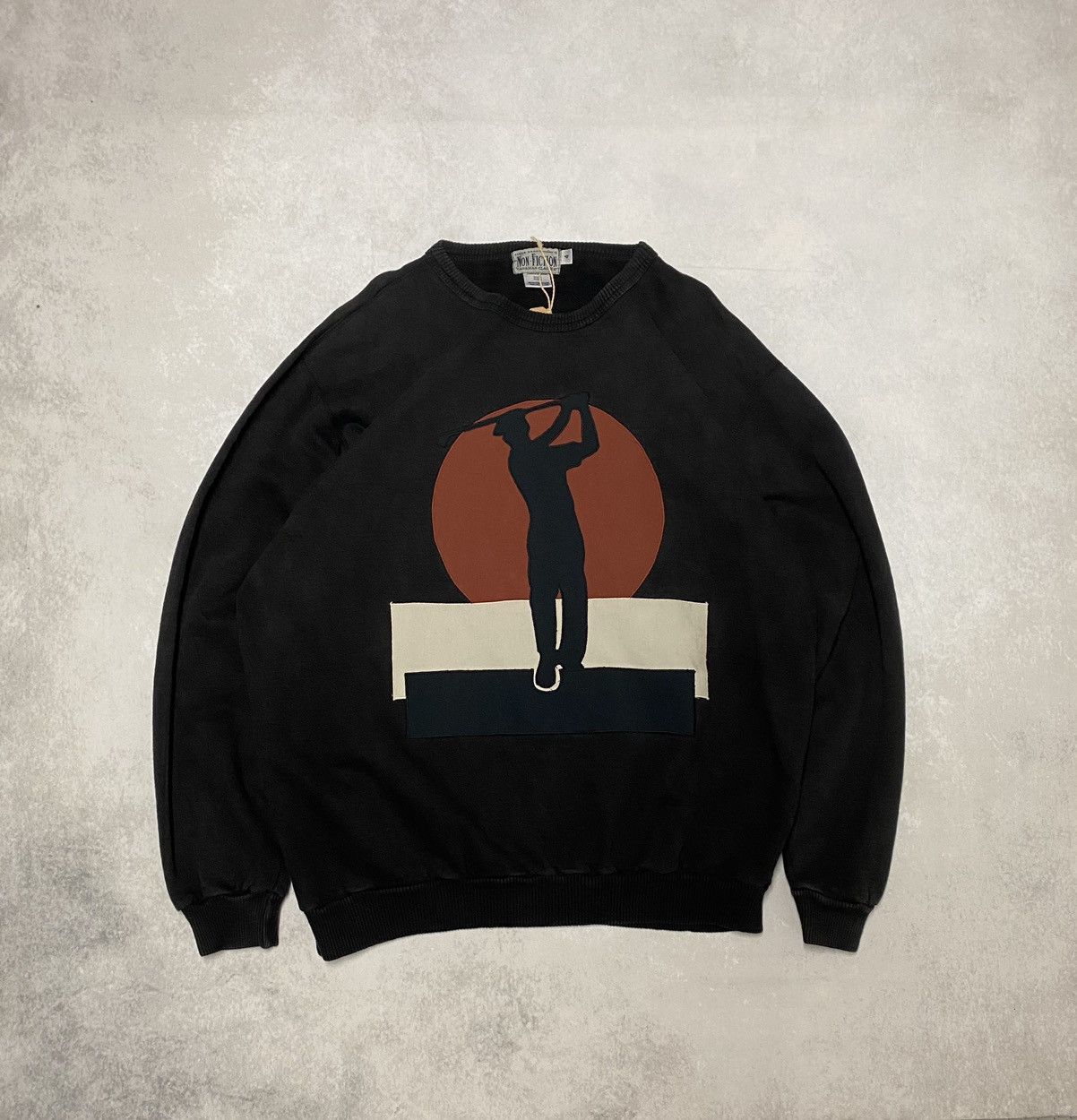 Polo Ralph Lauren × Vintage Vintage Y2K 90’s Crazy Non-Fiction Golf Crewneck XL Size US XL / EU 56 / 4 - 1 Thumbnail