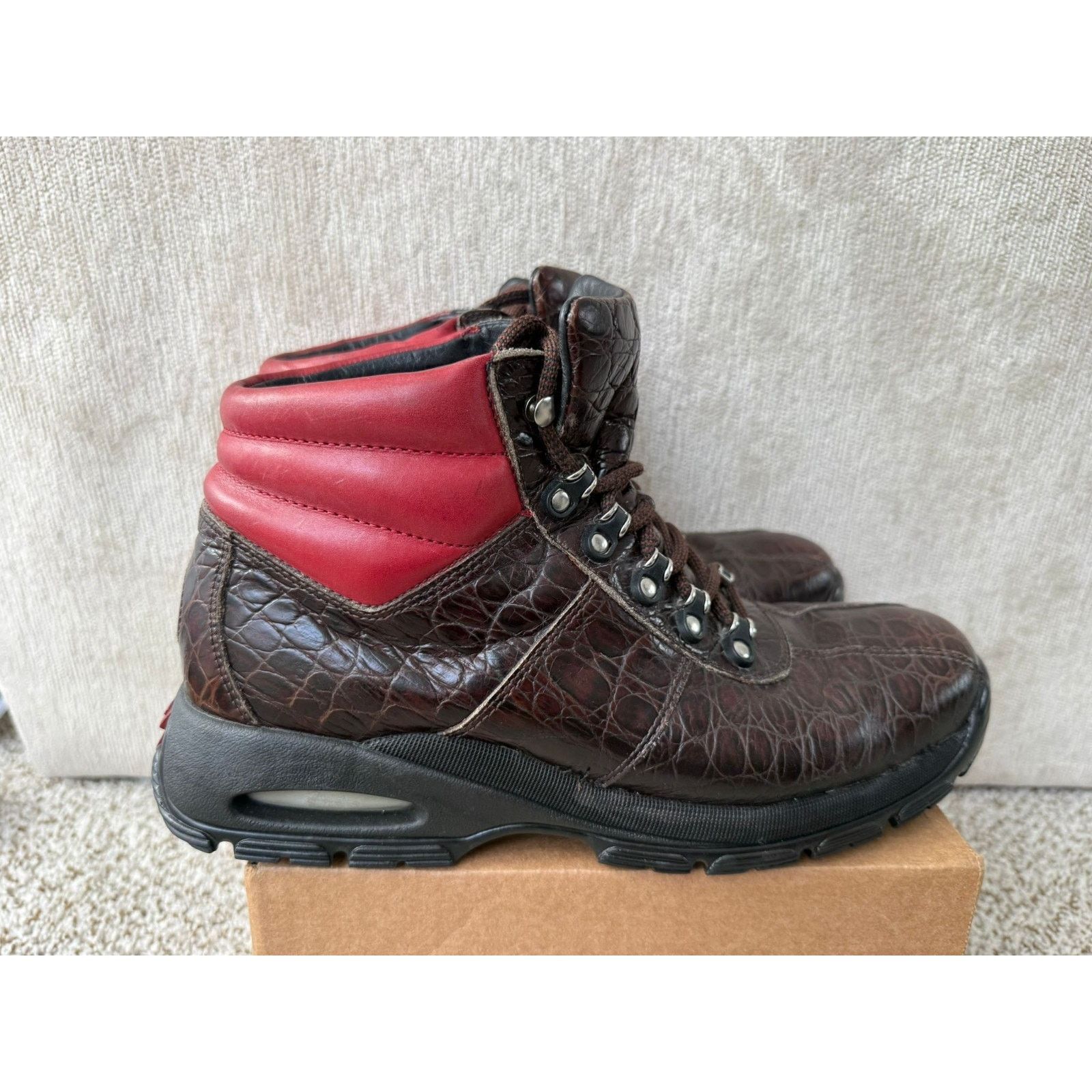 Cole Haan Vtg Jordan by Cole Haan Alligator Brown Men's Boots size 11 Size US 11 / EU 44 - 9 Thumbnail