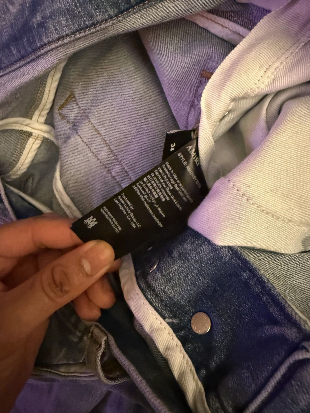 Amiri Amiri Gun shot jeans Size US 34 / EU 50 - 5 Thumbnail