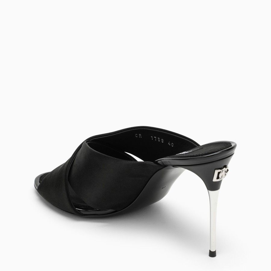Dolce & Gabbana o1d2blof0824 Mules in Black Size US 8.5 / IT 38.5 - 4 Thumbnail